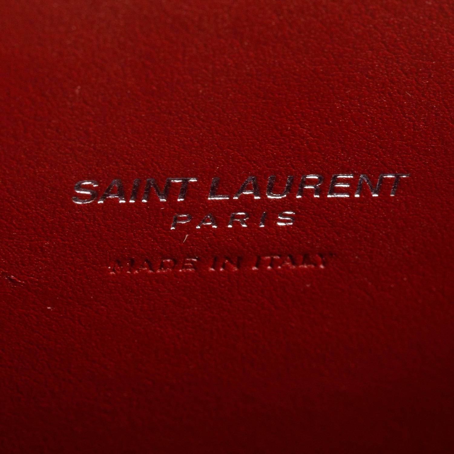 Saint Laurent Burgundy Crocodile Embossed Leather Nano Sac De Jour w/ Strap