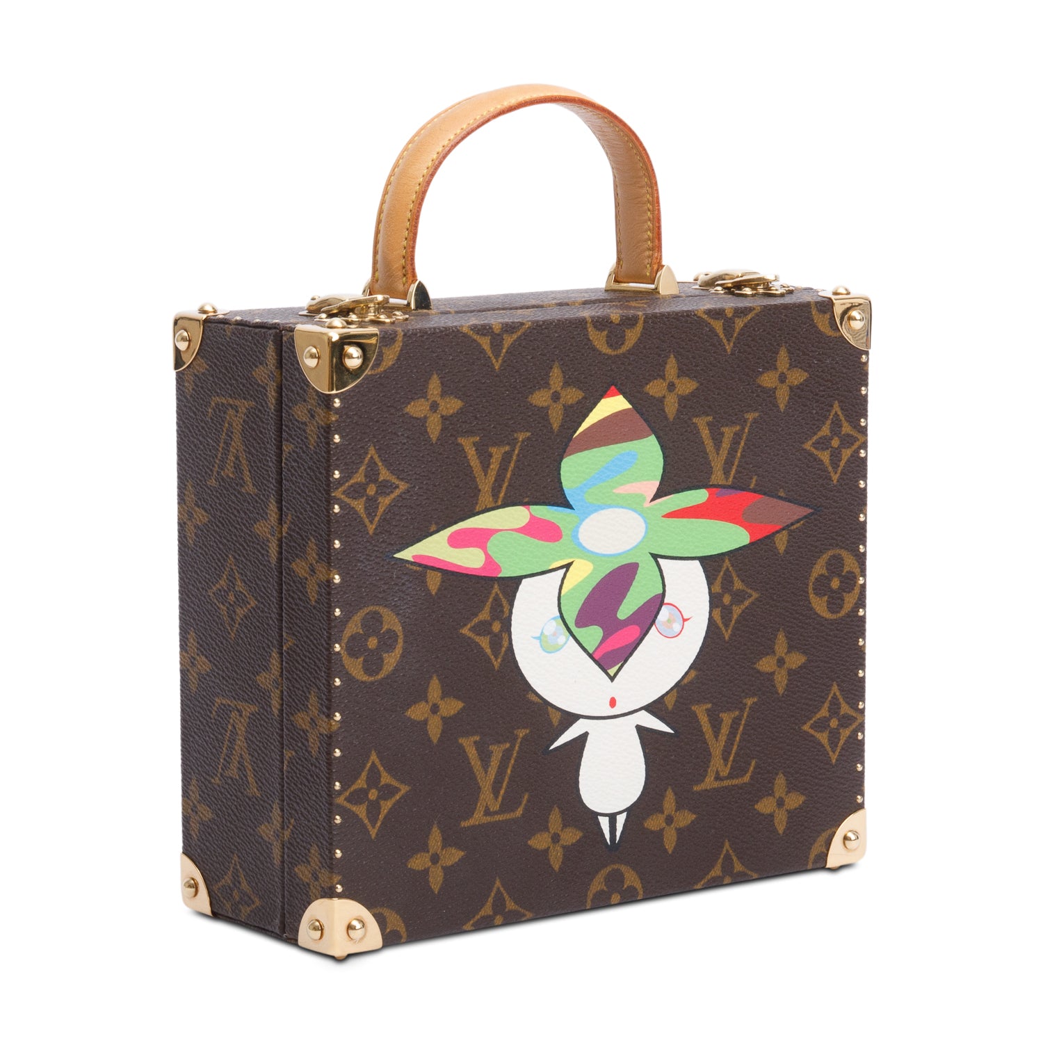 Louis Vuitton X Takashi Murakami Limited Edition Flower Head Monogram Jewelry Box