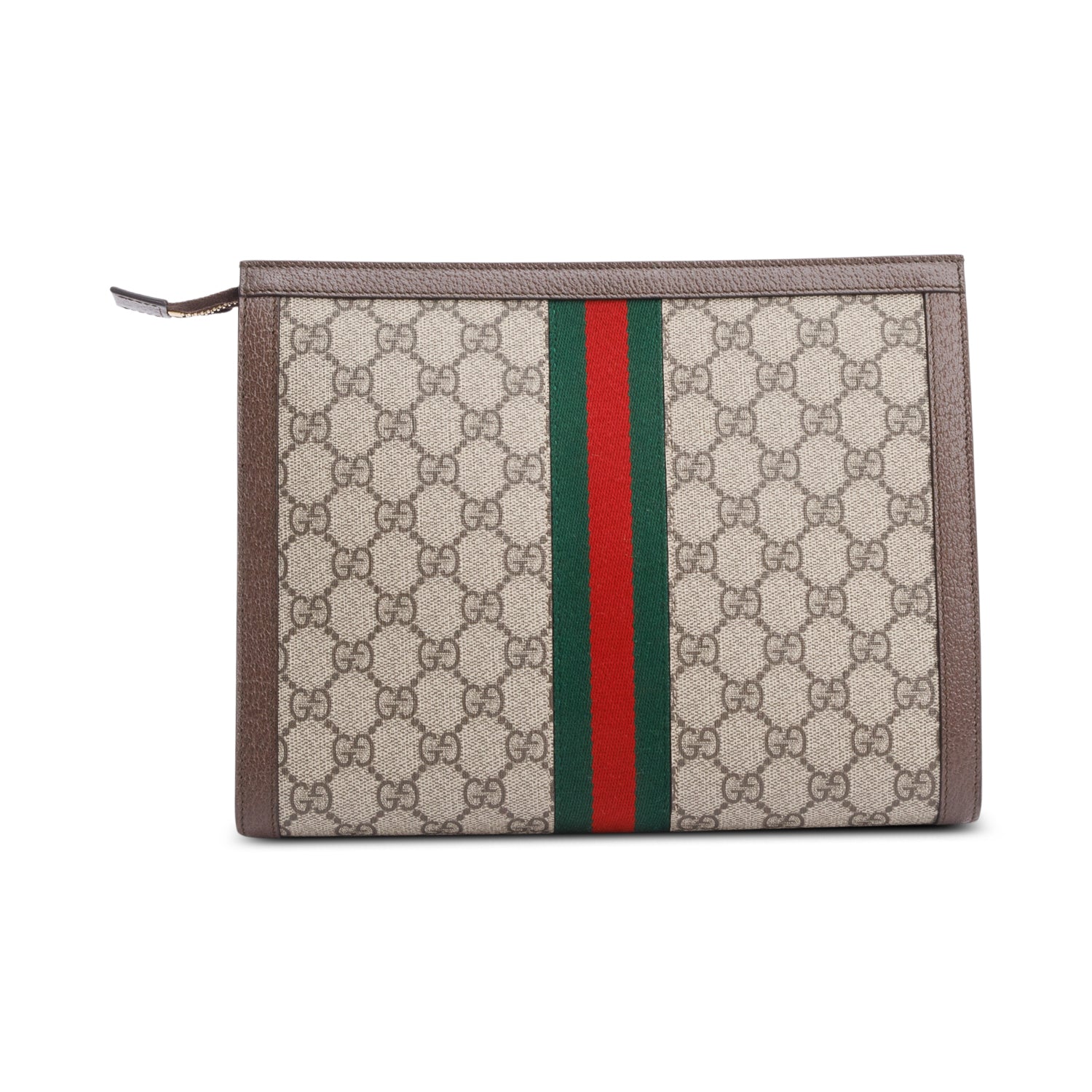Gucci GG Supreme Monogram Web Ophidia Pouch