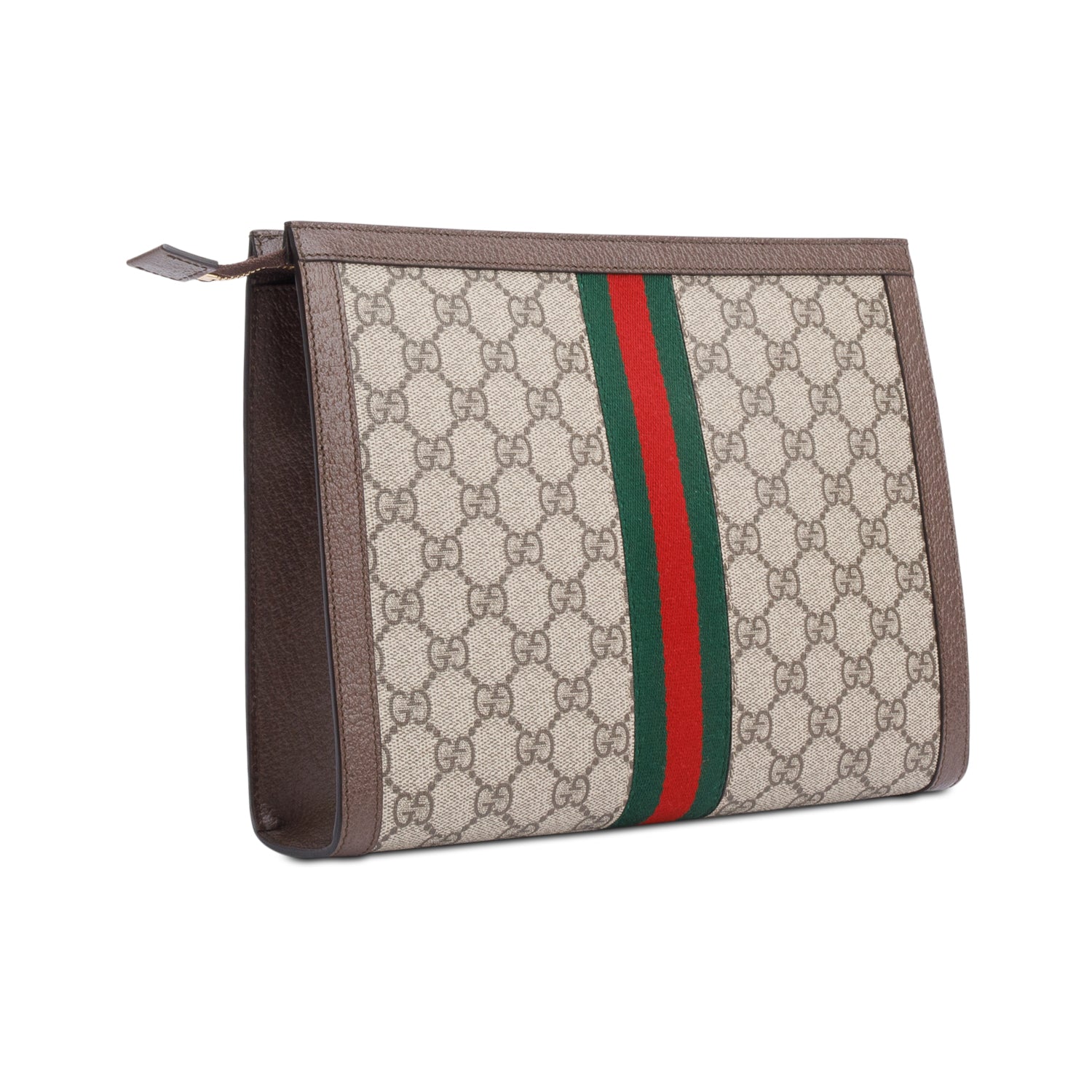 Gucci GG Supreme Monogram Web Ophidia Pouch