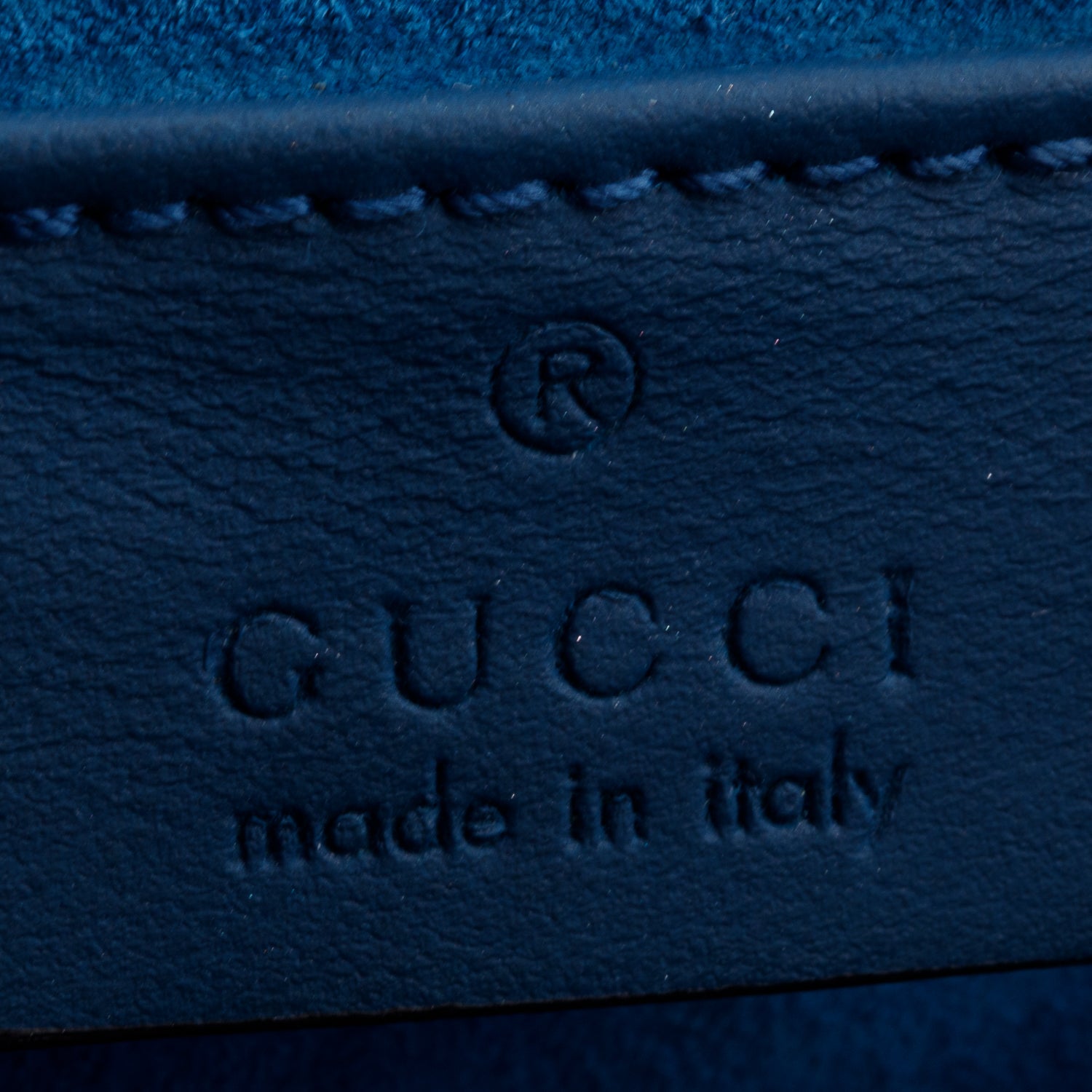 Gucci GG Supreme Blue Suede Blooms Small Dionysus Shoulder Bag