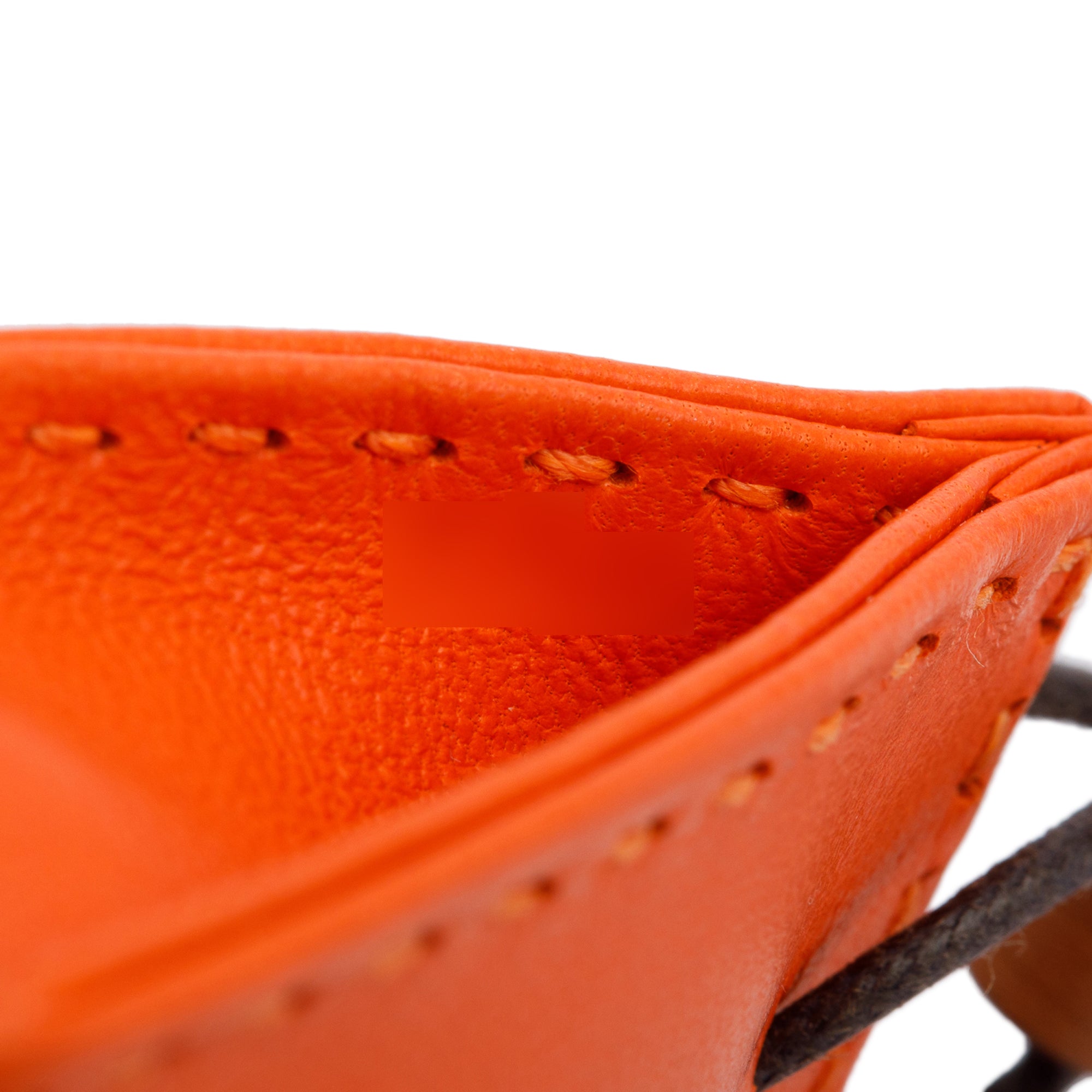 Hermes 2020 Orange Milo Shopping Tote Bag Charm w/ Box