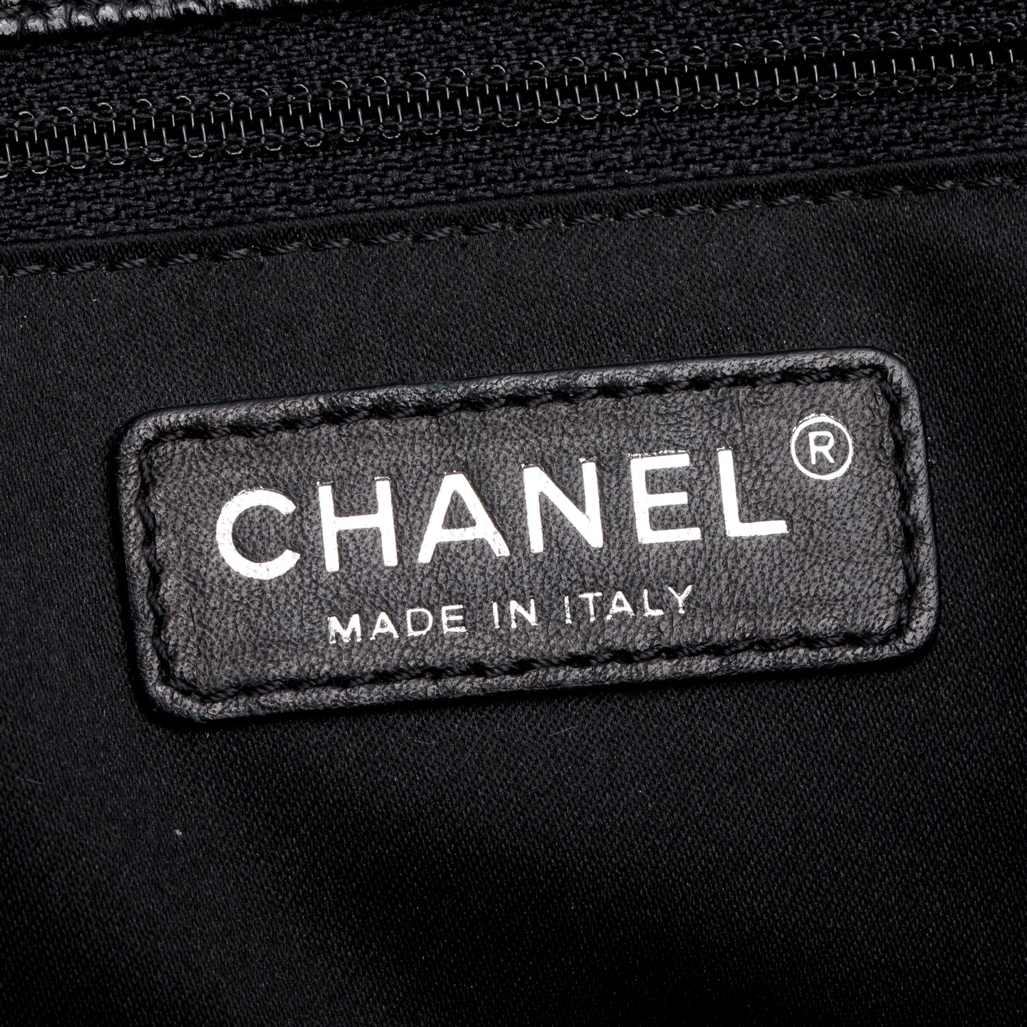 Chanel Black Caviar Leather Grand Shopping Tote (GST) w/ Authenticity Card