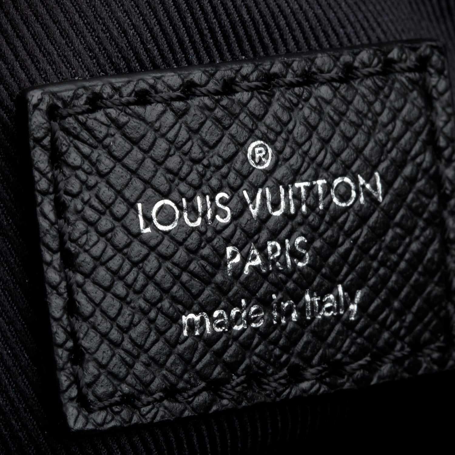 Louis Vuitton Black Taiga Leather Outdoor PM Messenger Bag w/ Box