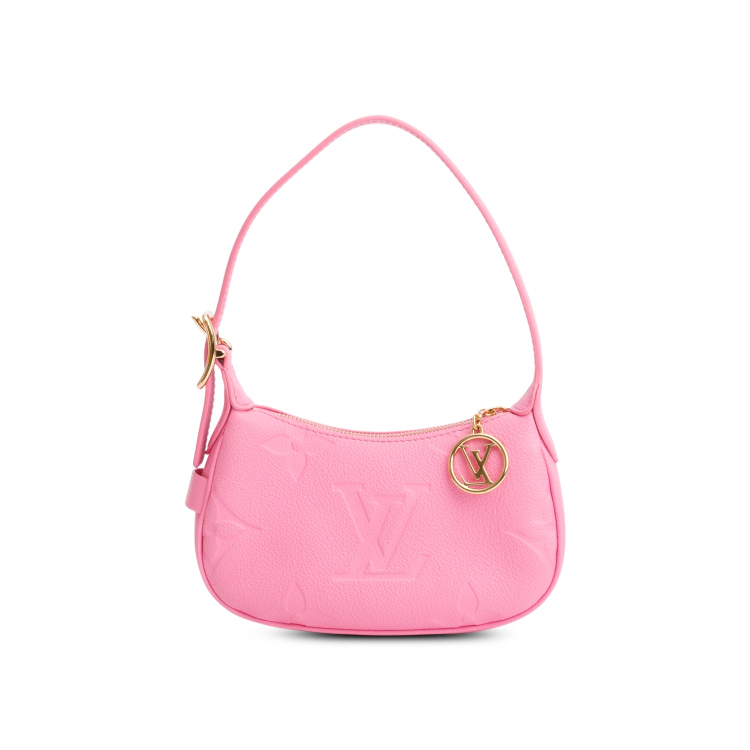 Louis Vuitton Pink Monogram Giant Empreinte Leather Mini Moon w/ Box