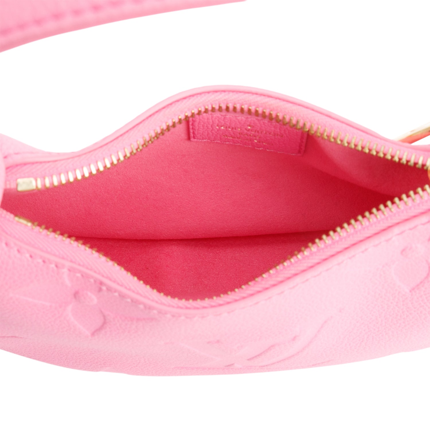 Louis Vuitton Pink Monogram Giant Empreinte Leather Mini Moon w/ Box