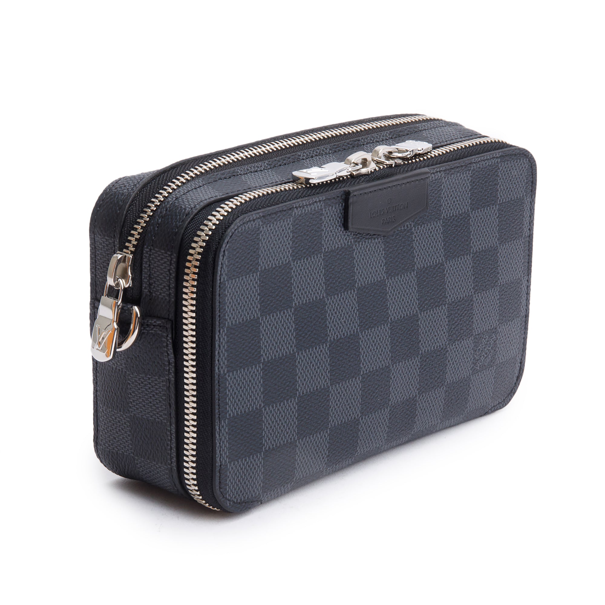 Louis Vuitton Damier Graphite Alpha Wearable Wallet Crossbody w/ Box