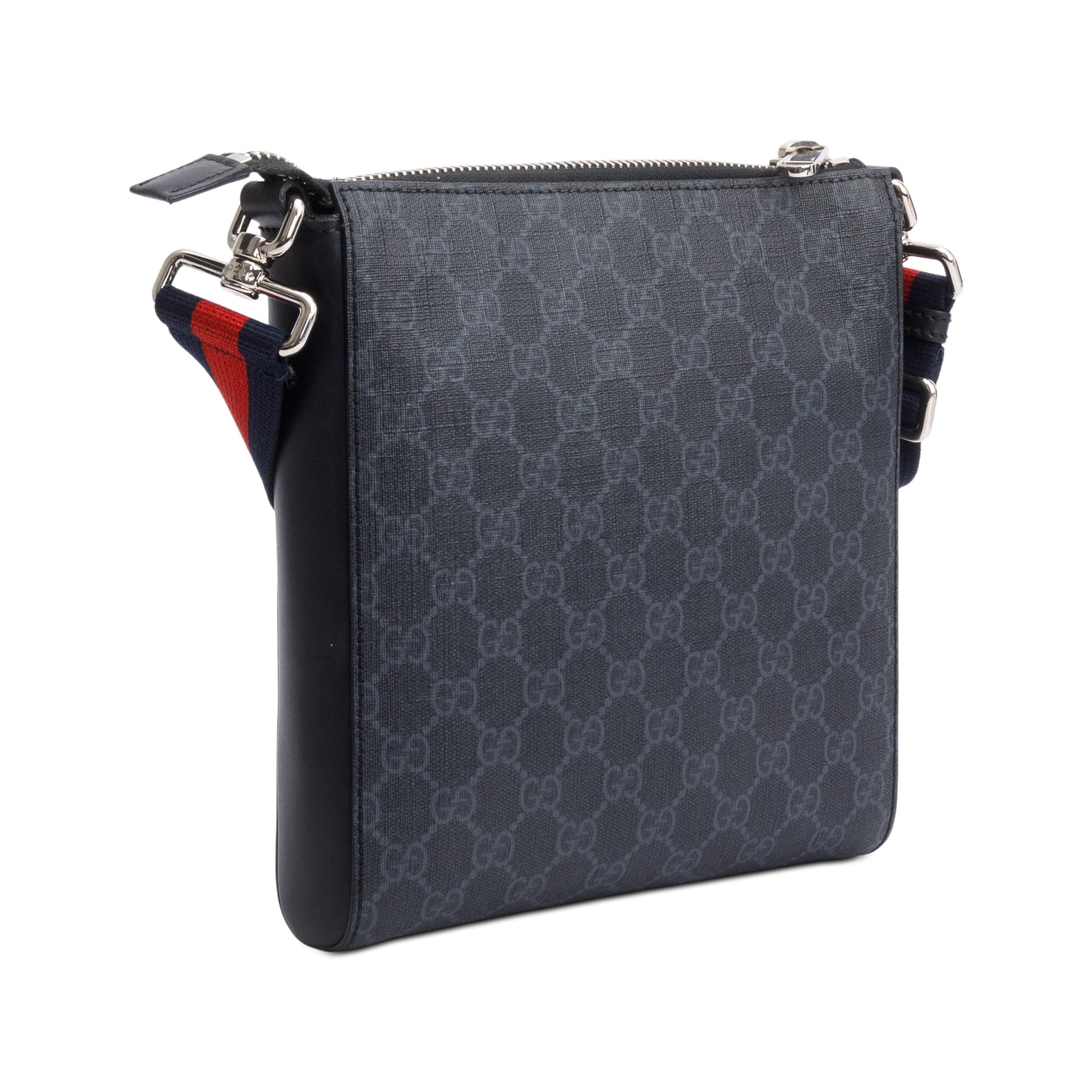 Gucci Black GG Supreme Small Messenger Bag