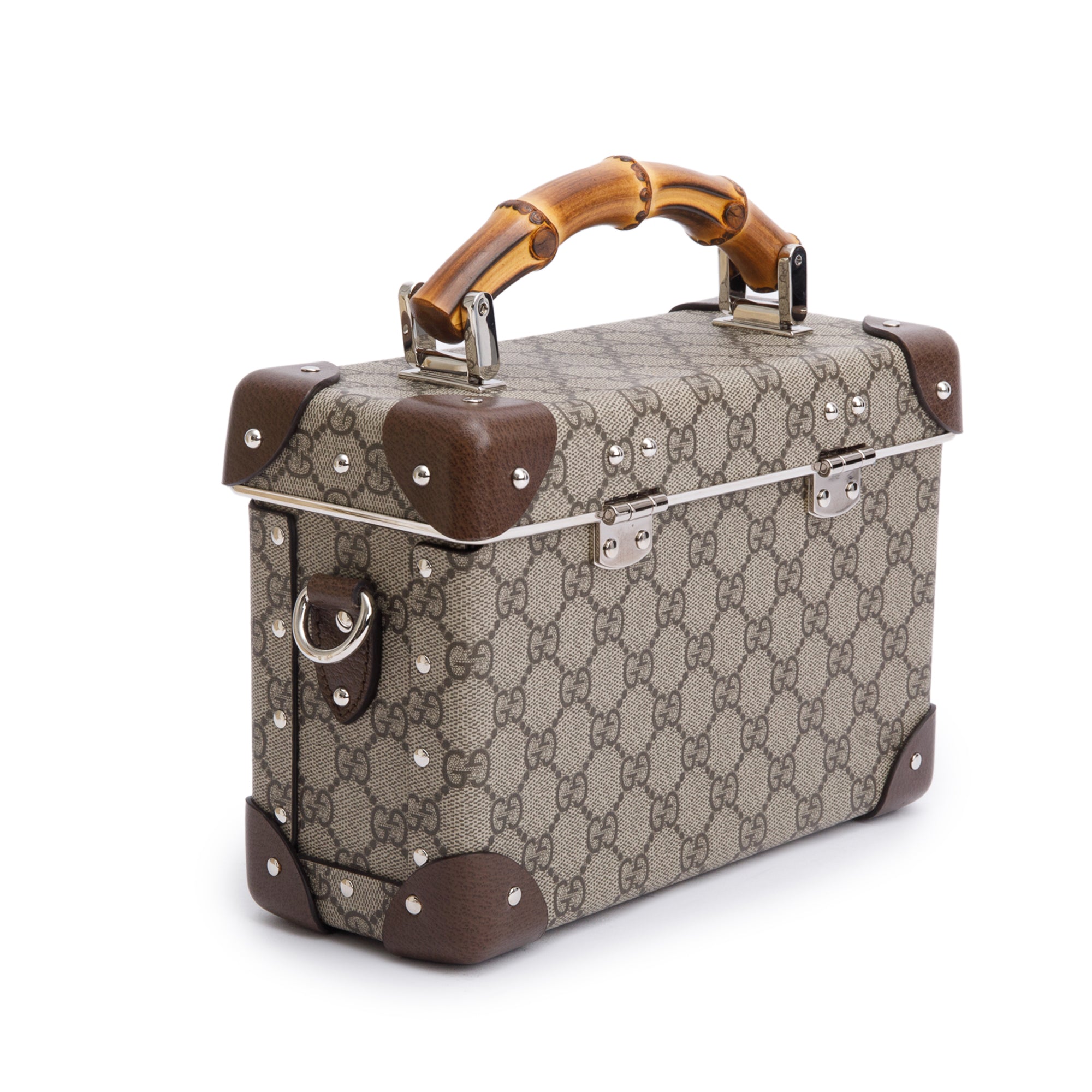 Gucci GG Supreme Globe Trotter Beauty Case w/ Receipt