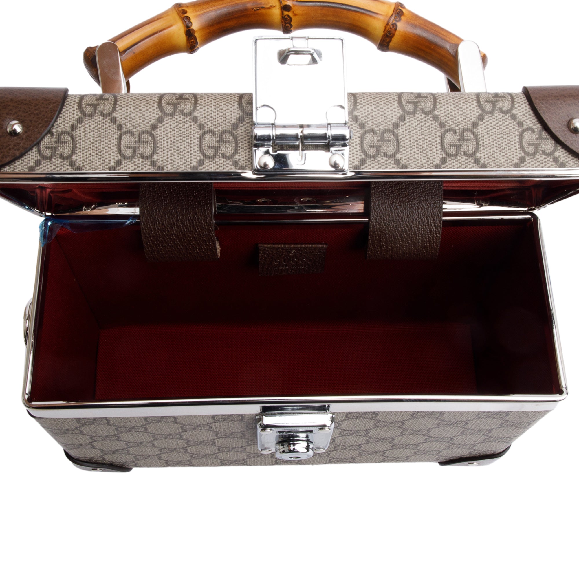 Gucci GG Supreme Globe Trotter Beauty Case w/ Receipt