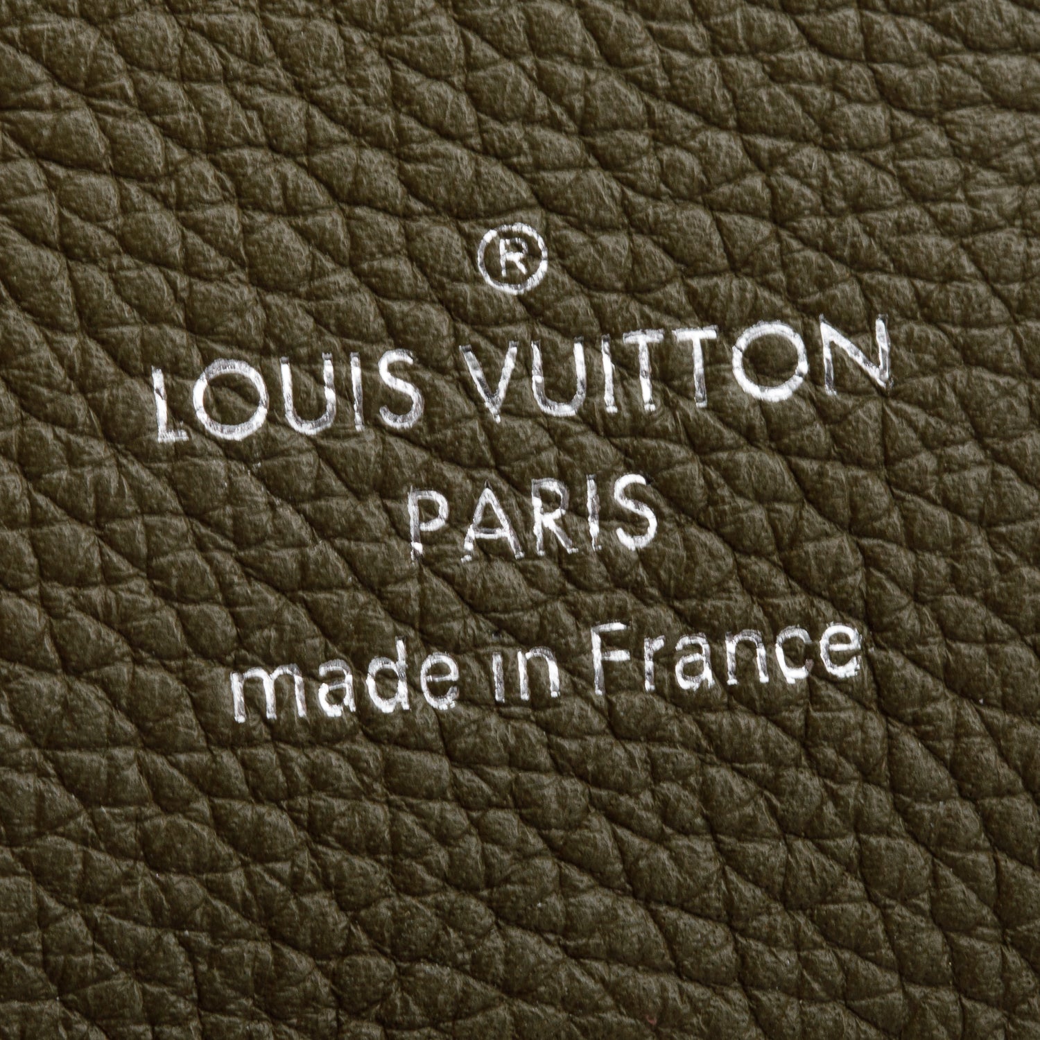 Louis Vuitton Olive Green Taurillon Leather LockMe Tote