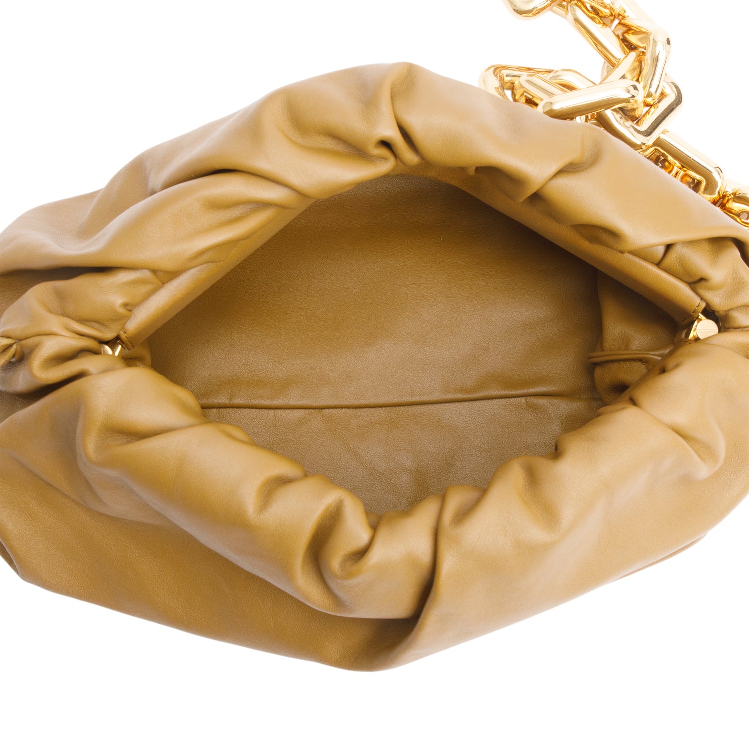 Bottega Veneta Brown Nappa Leather The Chain Pouch