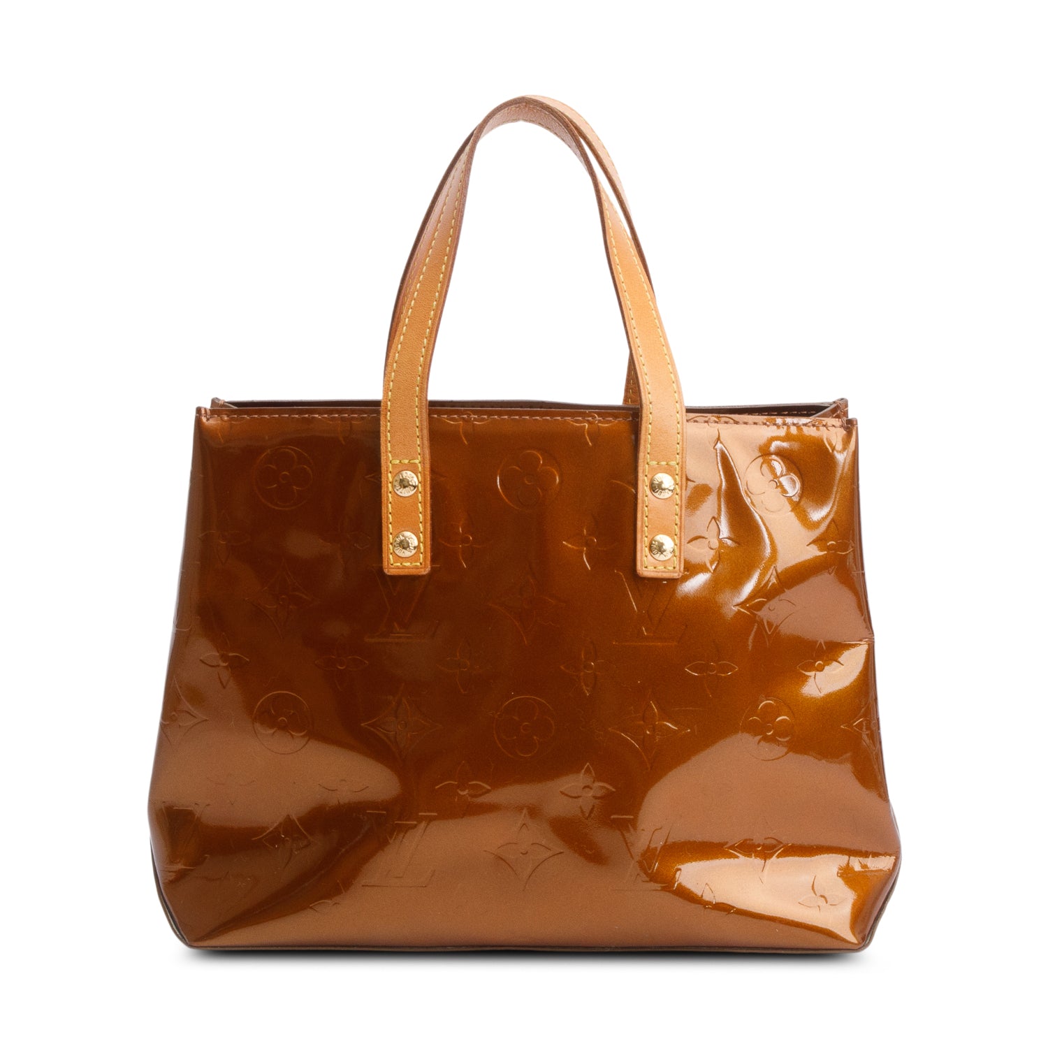 Louis Vuitton Brown Monogram Vernis Reade PM