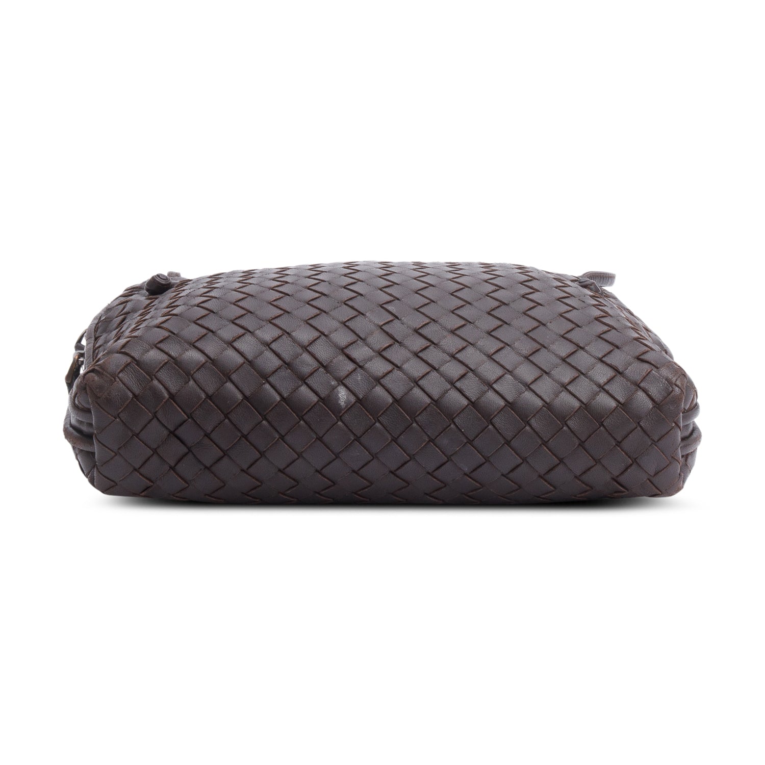 Bottega Veneta Brown Intrecciato Leather Loop Camera Bag