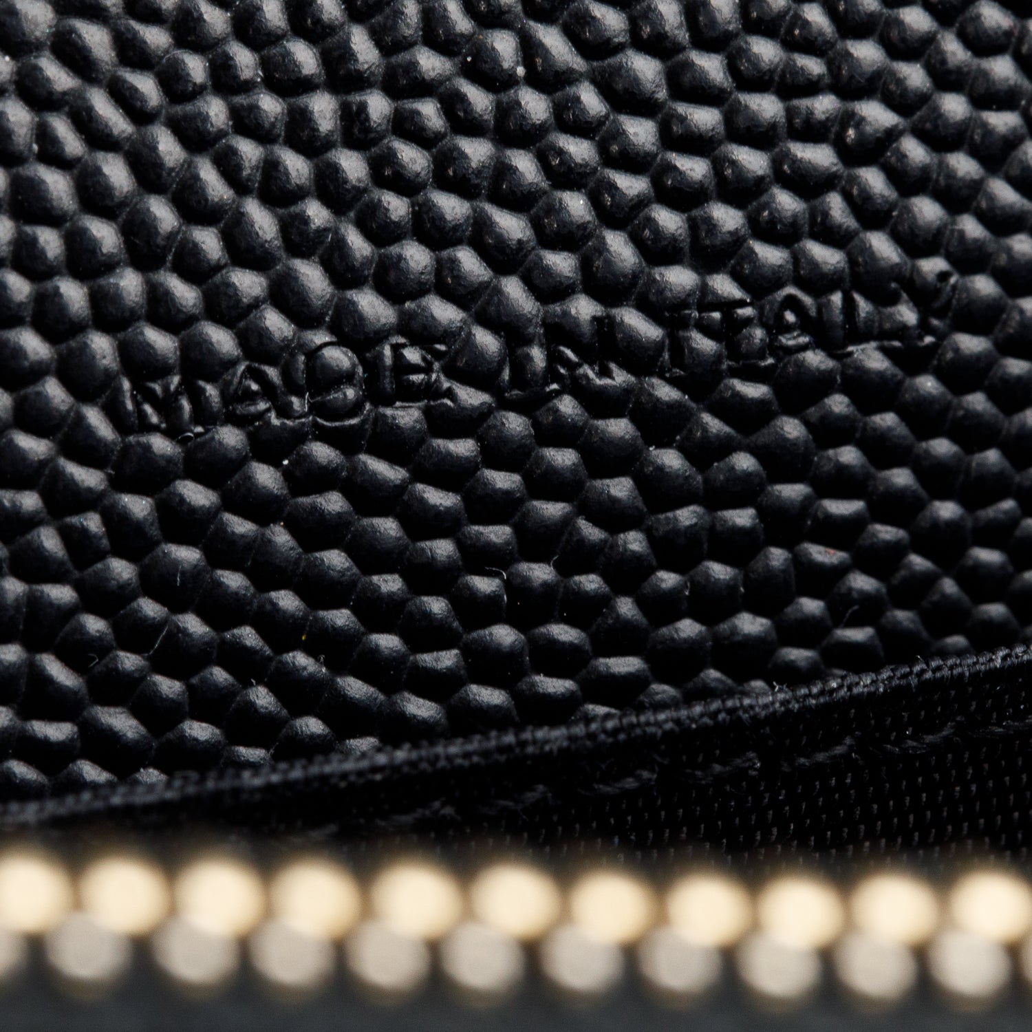 Saint Laurent Black Grain De Poudre Leather Cassandre Envelope Chain Wallet
