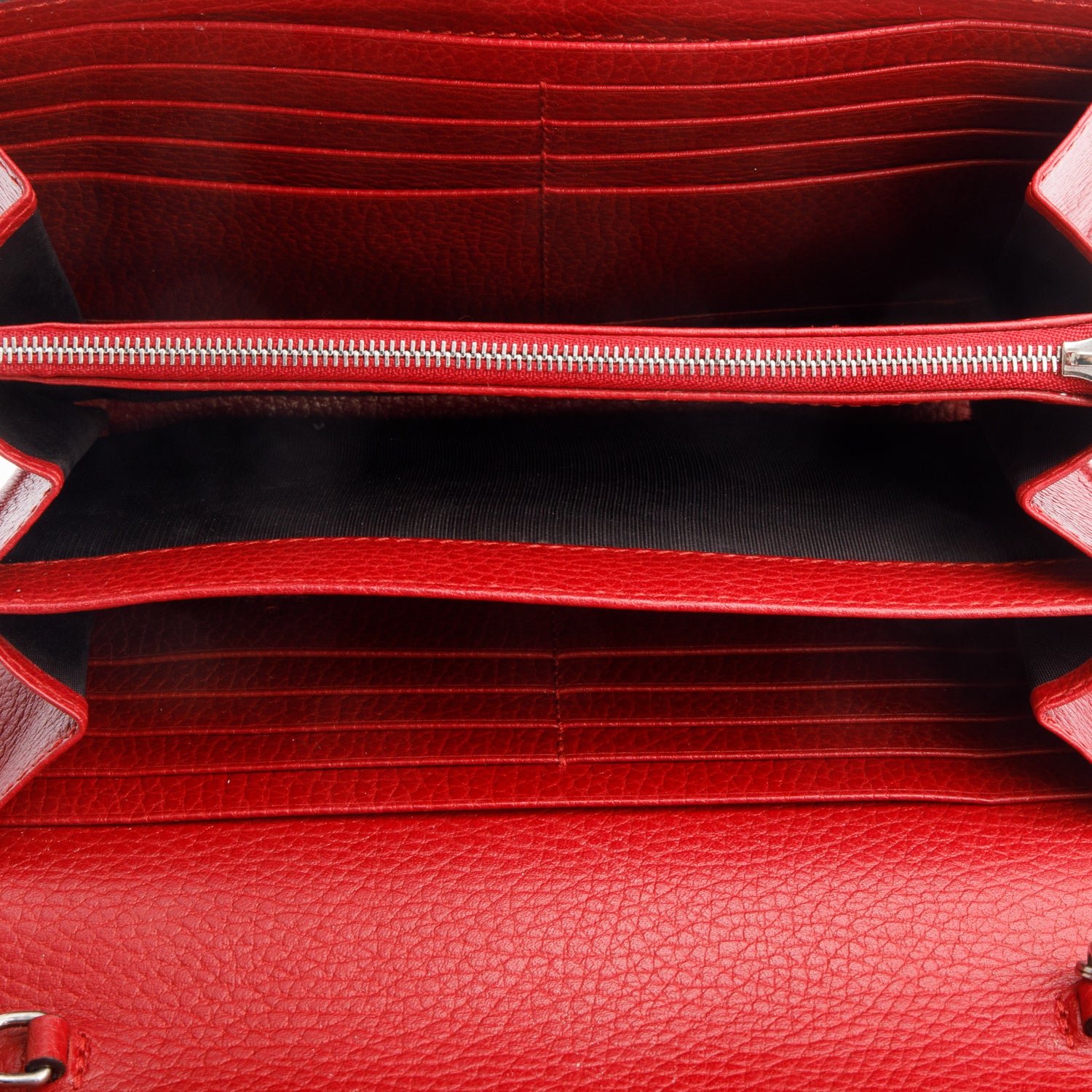 Gucci Red Leather Dionysus Mini Chain Wallet