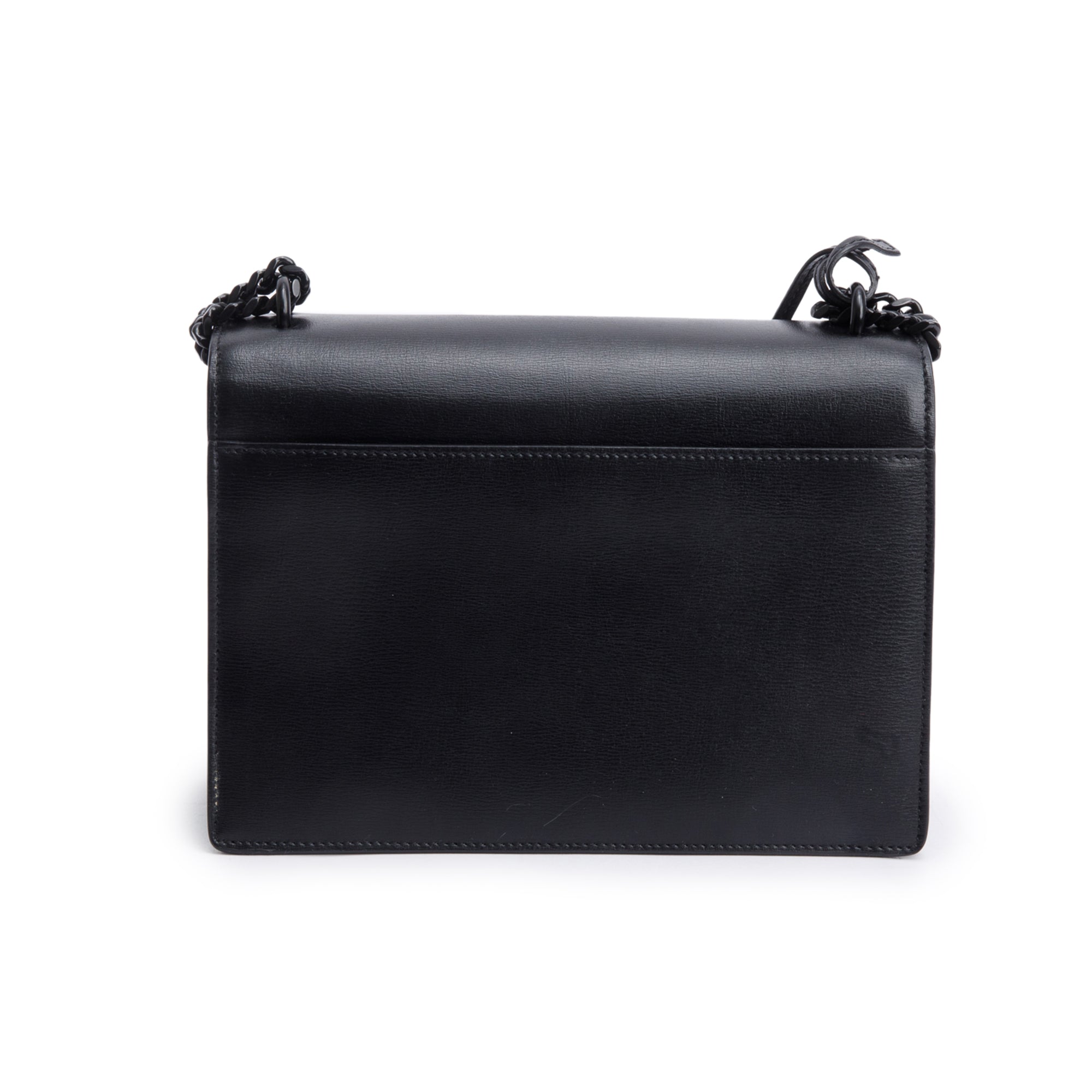 Saint Laurent Black Calfskin Leather Medium Sunset Shoulder Bag
