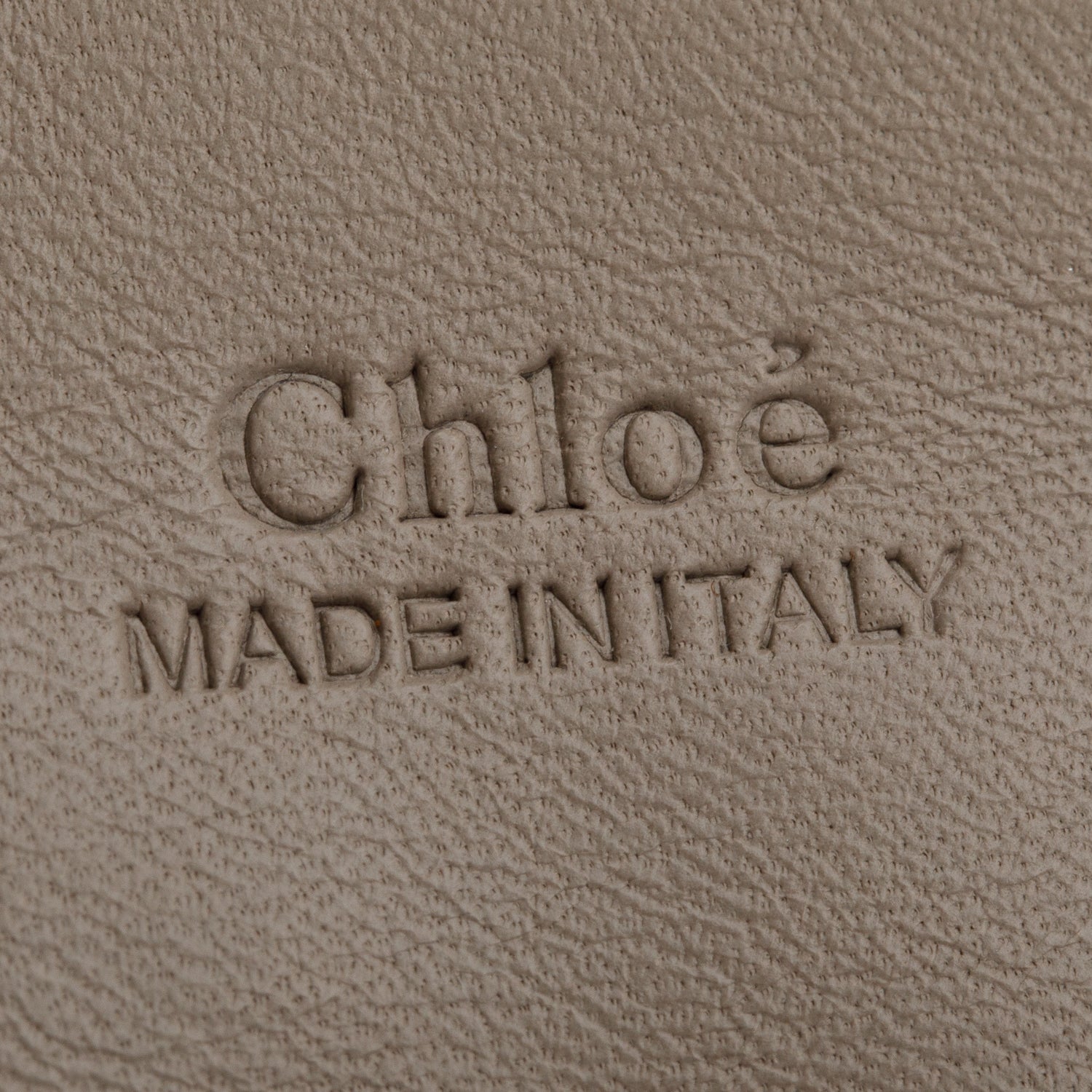 Chloe Grey Calfskin Leather Mini Faye Crossbody Bag w/ Authnticity Card