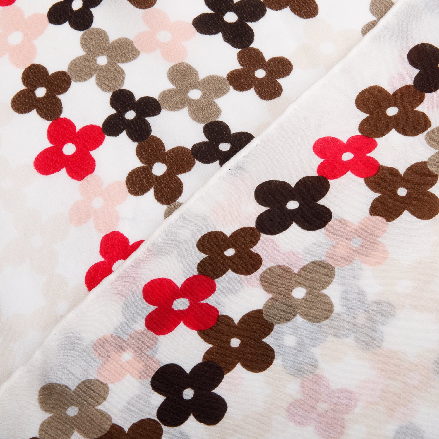 Louis Vuitton Multicolor Flower Motif Square Silk Scarf w/ Box