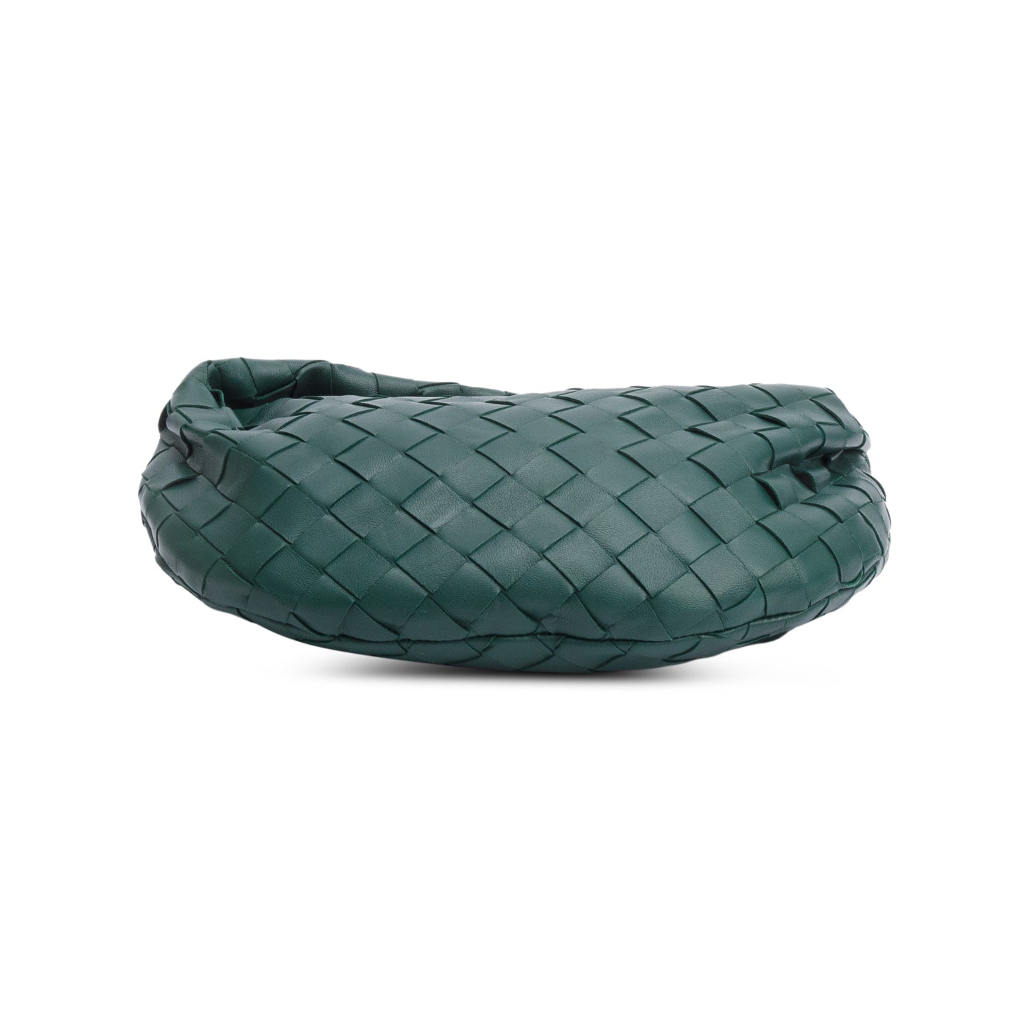 Bottega Veneta Green Intrecciato Leather Mini Jodie Bag