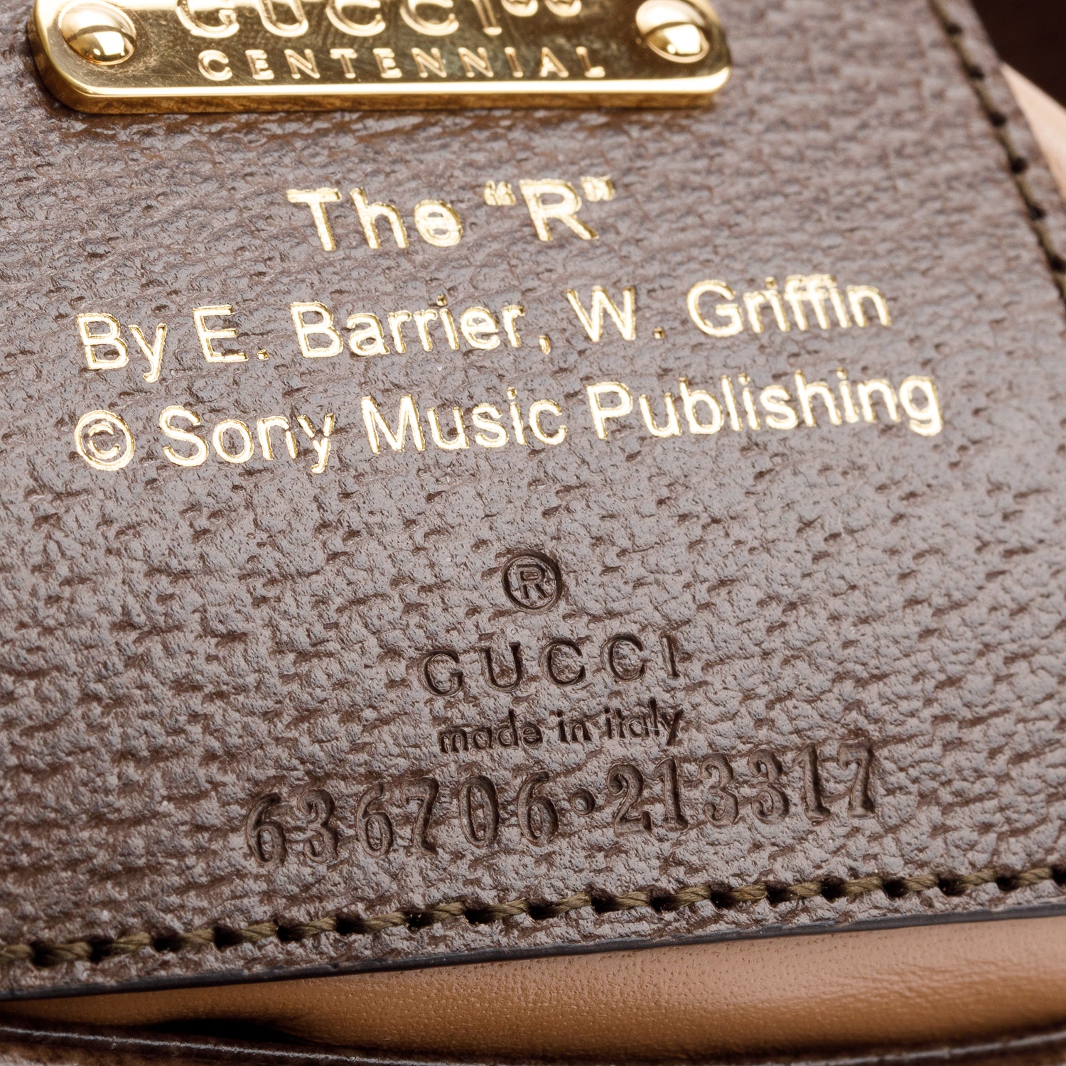 Gucci Neutral & Multicolor Music Is Mine Canvas Brown Leather Trim Small Jackie 1961 Shoulder Bag w/ Strap