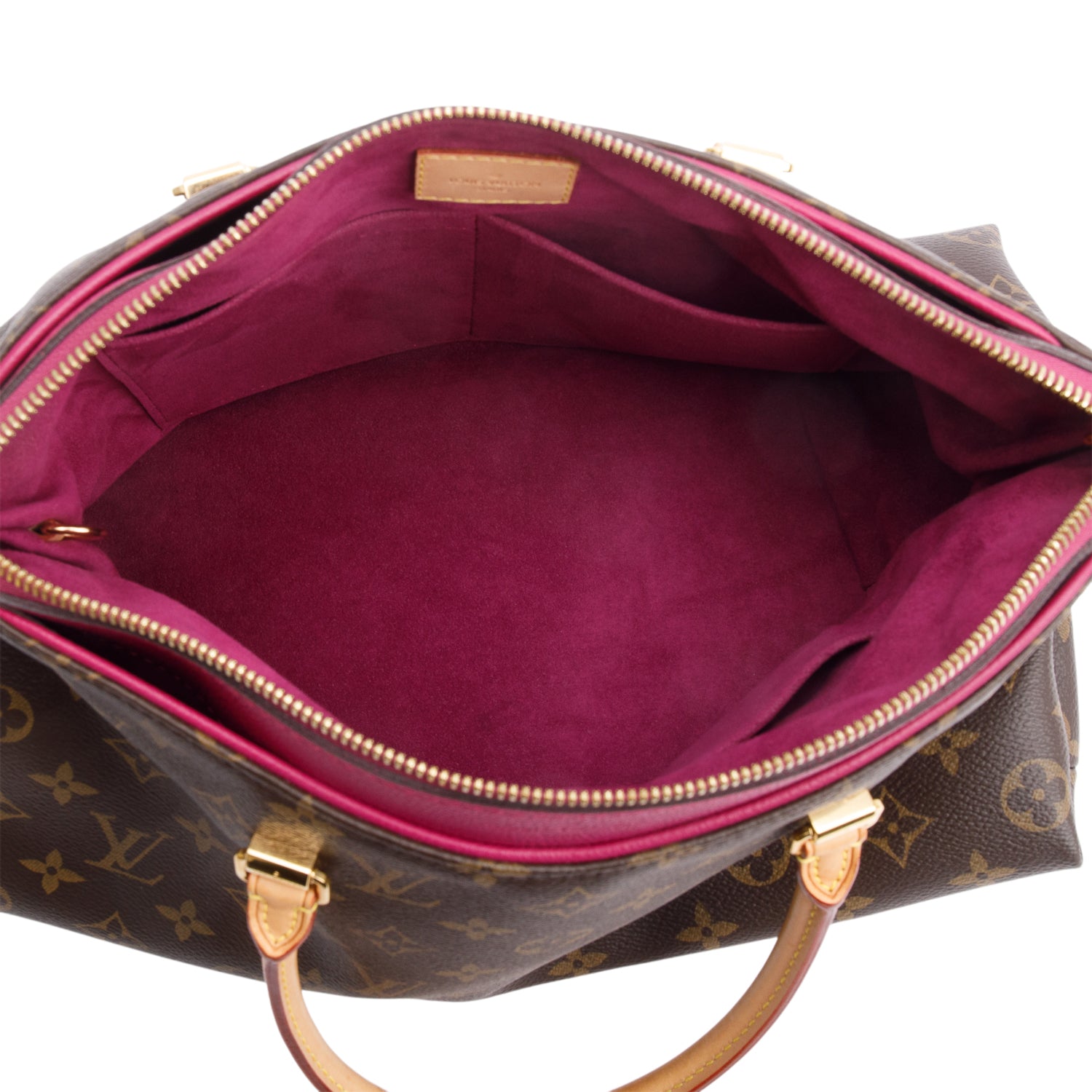 Louis Vuitton Monogram Pallas Tote w/ Strap & Receipt