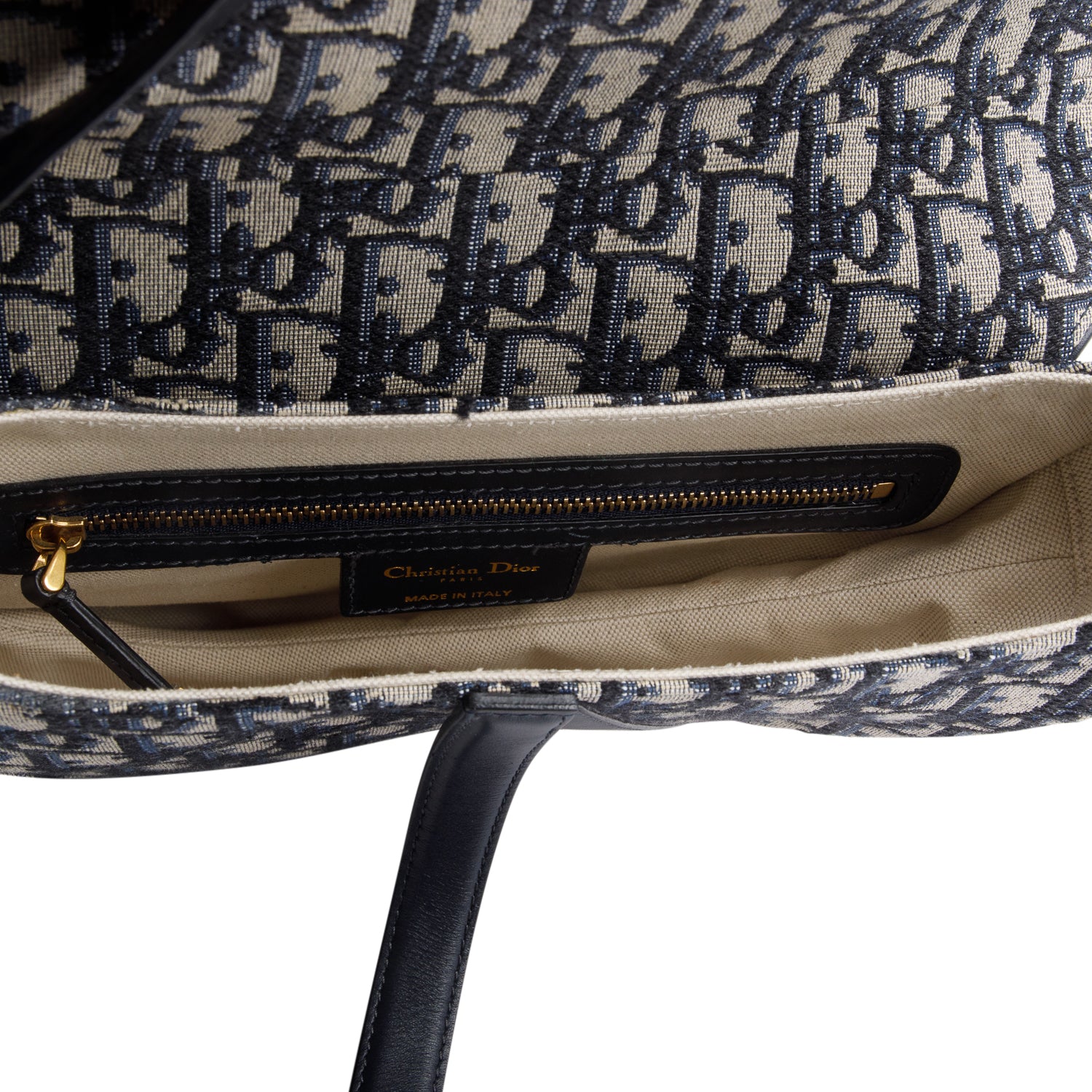 Christian Dior Oblique Medium Saddle Bag