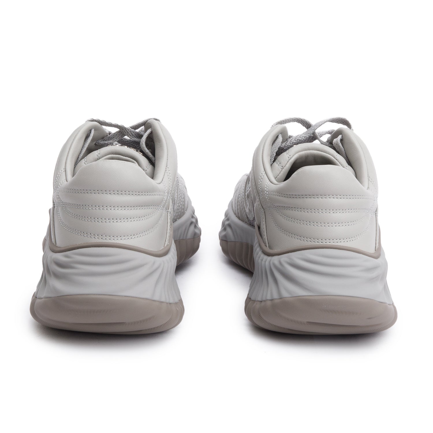 Gucci Grey Leather Men's Ripple Sneakers, Size 6 w/ Box