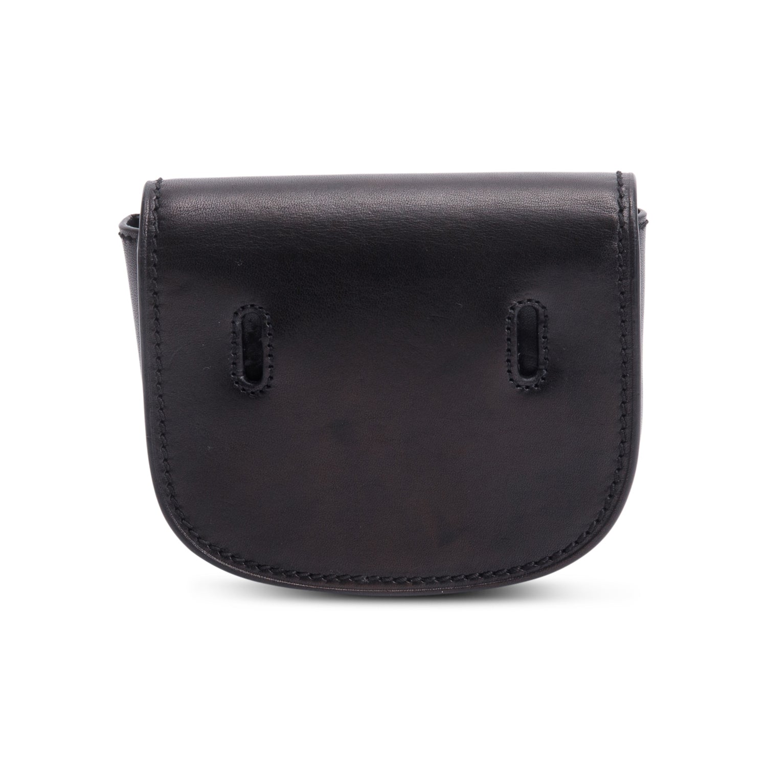 Saint Laurent 2020 Black Calfskin Leather Kaia Belt Bag w/ Receipt