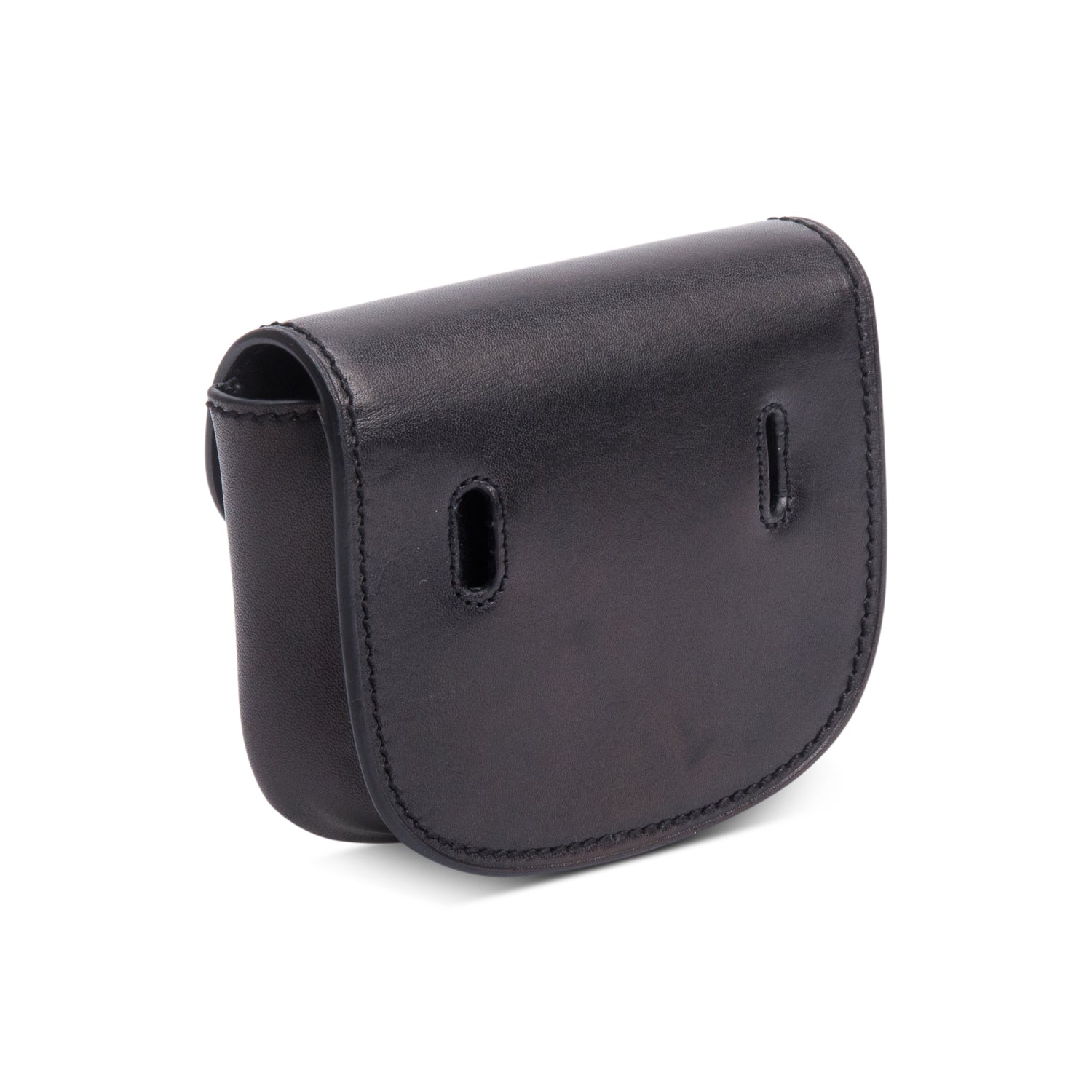 Saint Laurent 2020 Black Calfskin Leather Kaia Belt Bag w/ Receipt