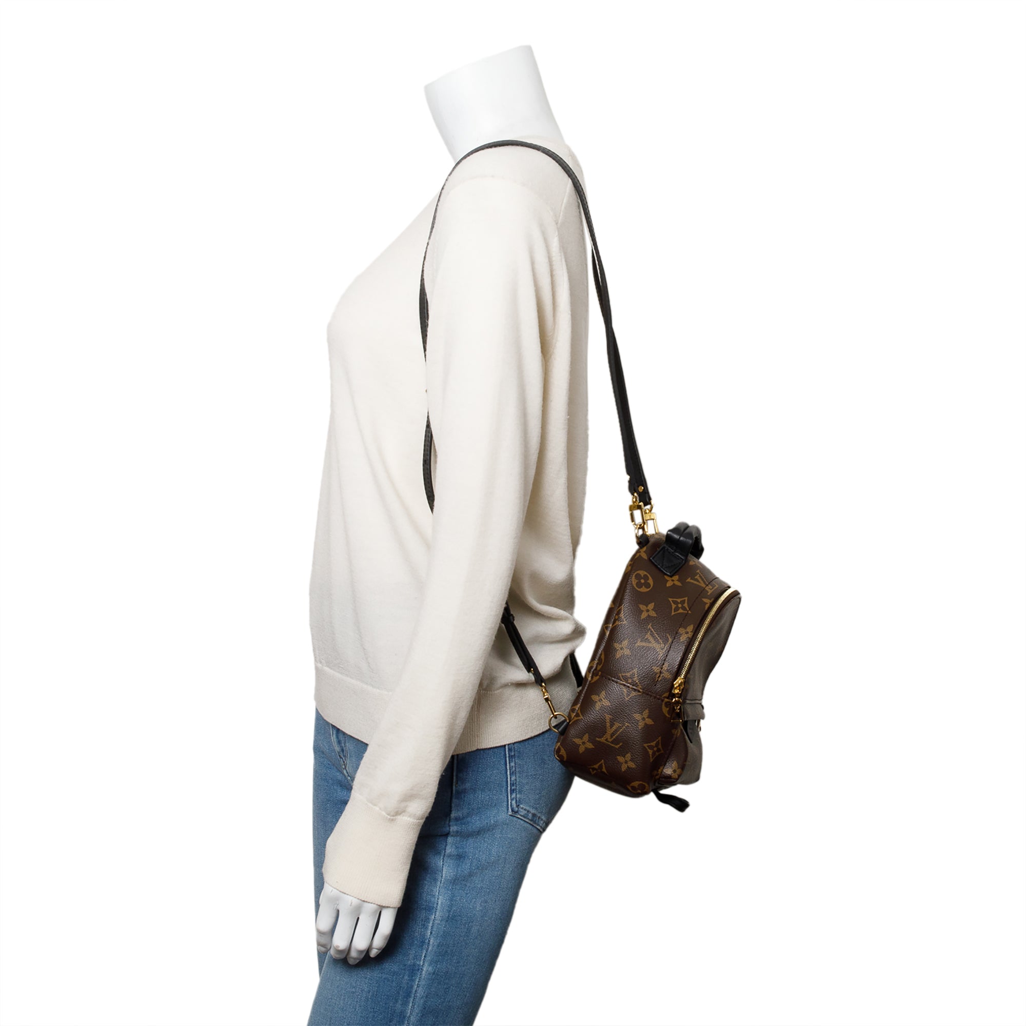 Louis Vuitton 2022 Monogram Palm Springs Mini Backpack w/ Box & Receipt