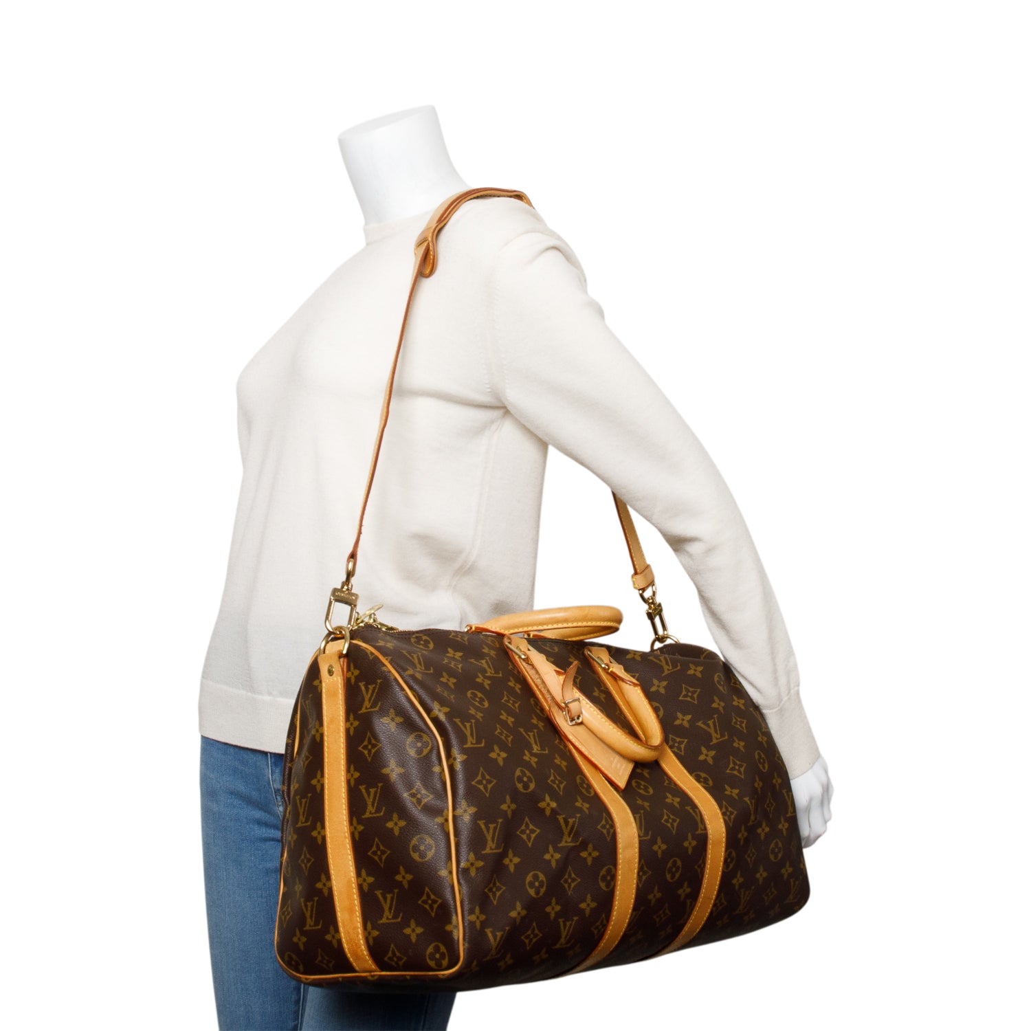 Louis Vuitton Monogram Keepall Bandouliere 45 w/ Strap