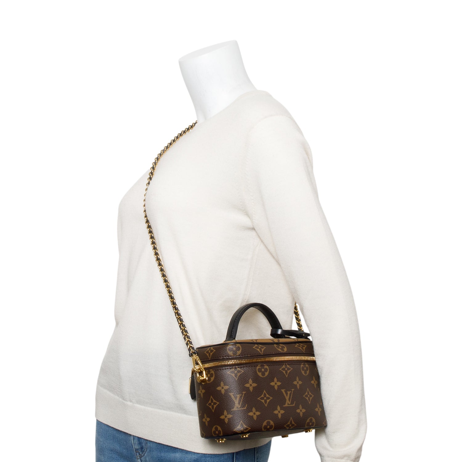 Louis Vuitton Monogram & Monogram Reverse Vanity PM w/ Strap