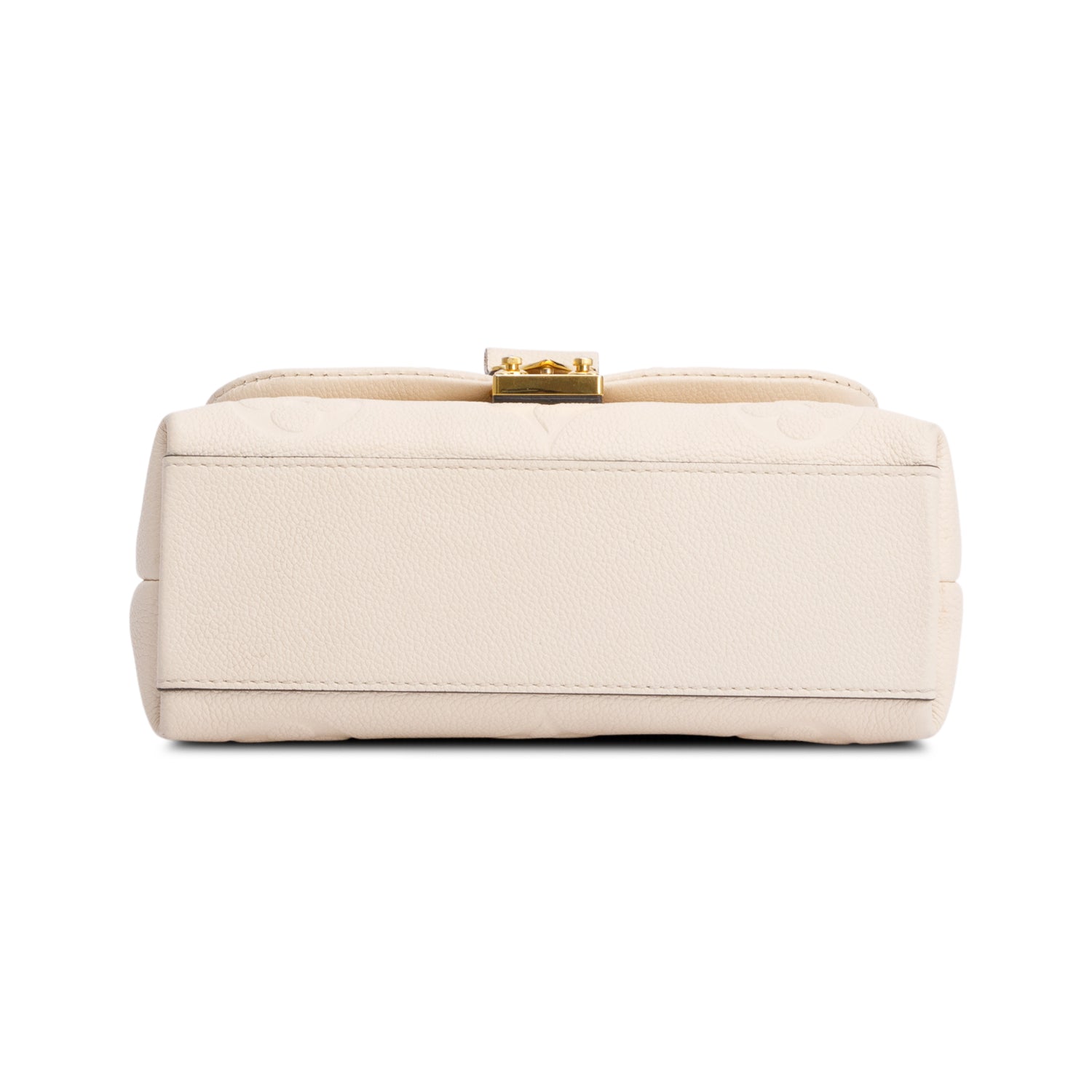 Louis Vuitton Creme Monogram Empreinte Leather Madeleine BB w/ Strap