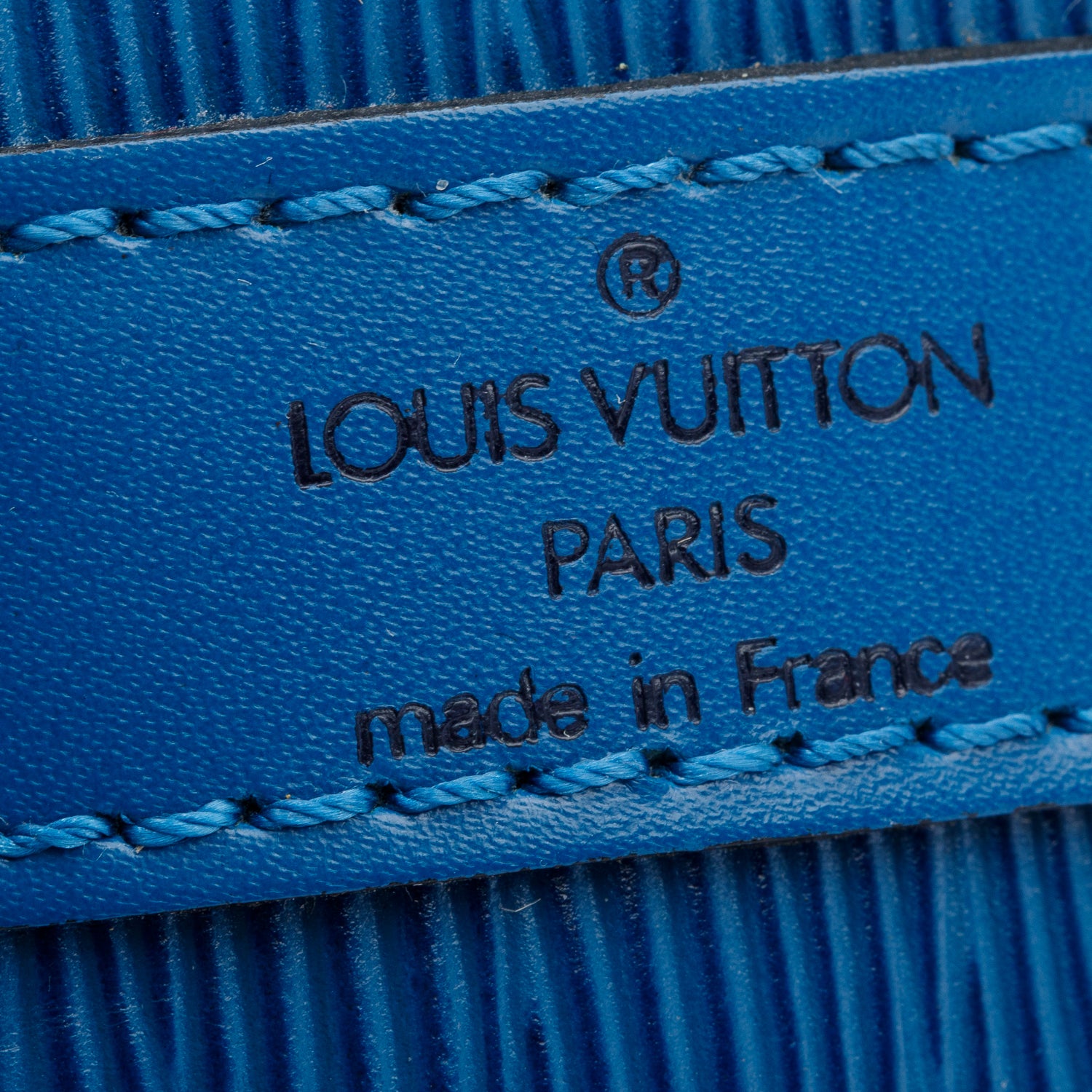 Louis Vuitton Vintage Blue Epi Leather Noe MM