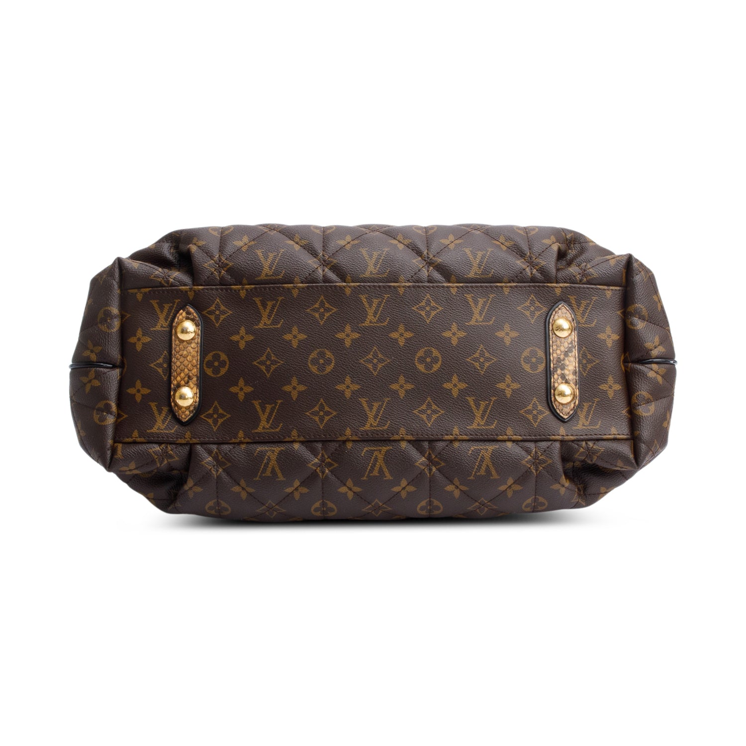 Louis Vuitton Limited Edition Monogram Python Trim Etoile Exotique Tote GM w/ Strap