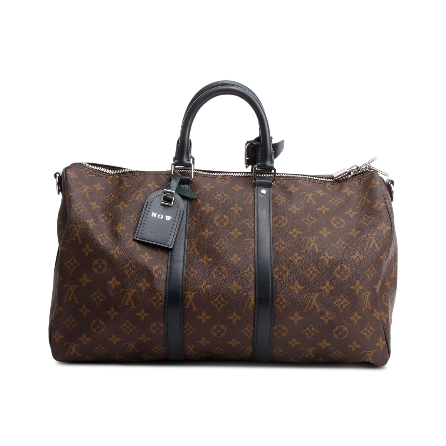 Louis Vuitton Monogram Macassar Keepall Bandouliere 45