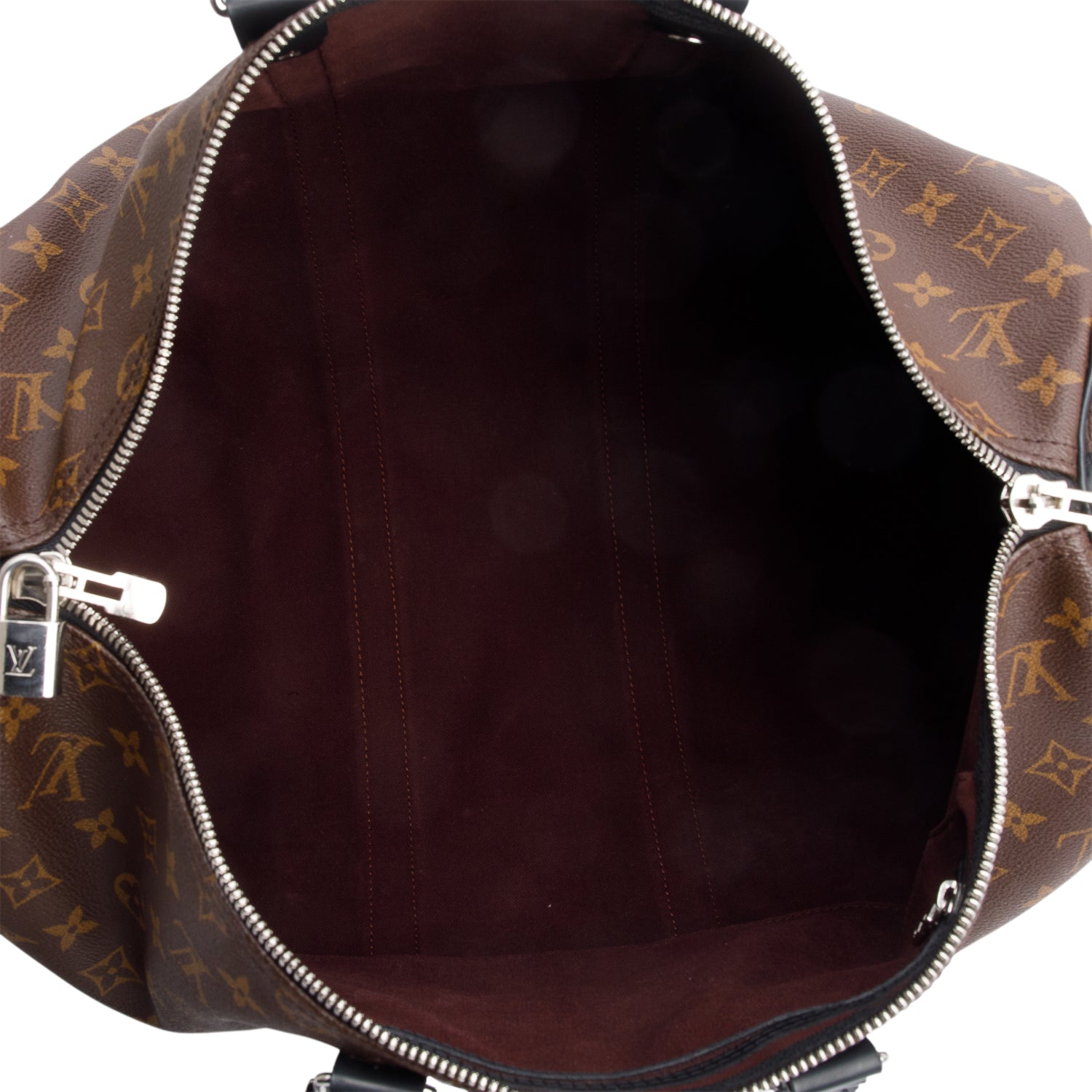 Louis Vuitton Monogram Macassar Keepall Bandouliere 45
