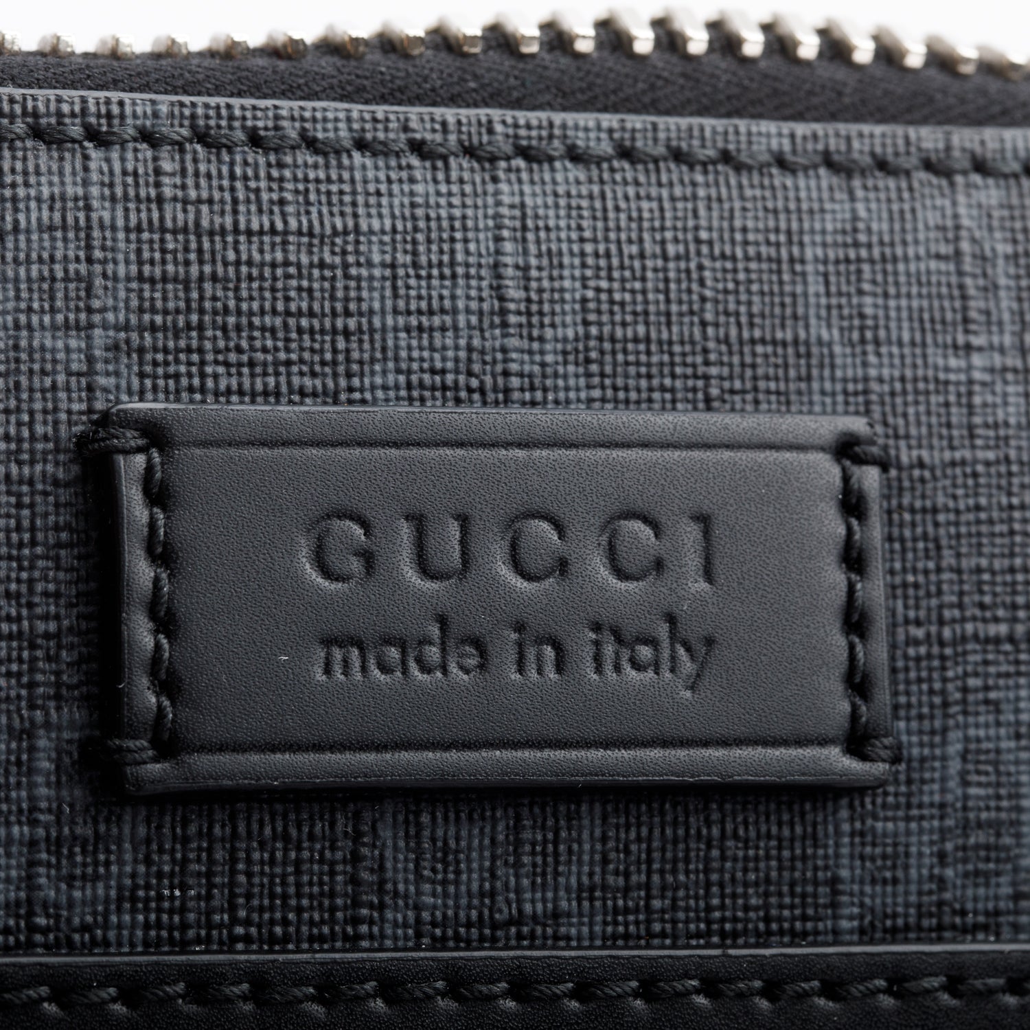 Gucci Black GG Supreme Messenger Bag