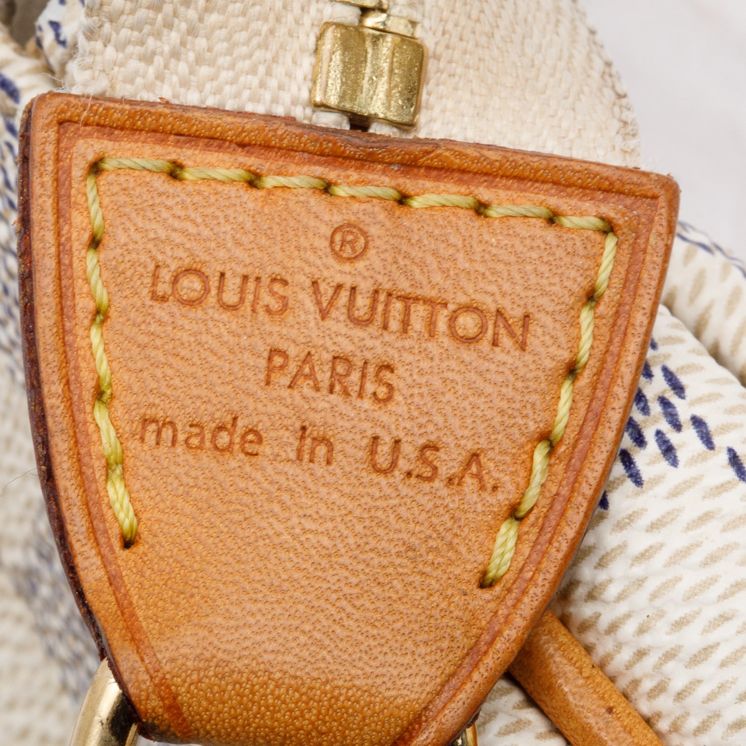 Louis Vuitton Damier Azur Eva Clutch w/ Strap