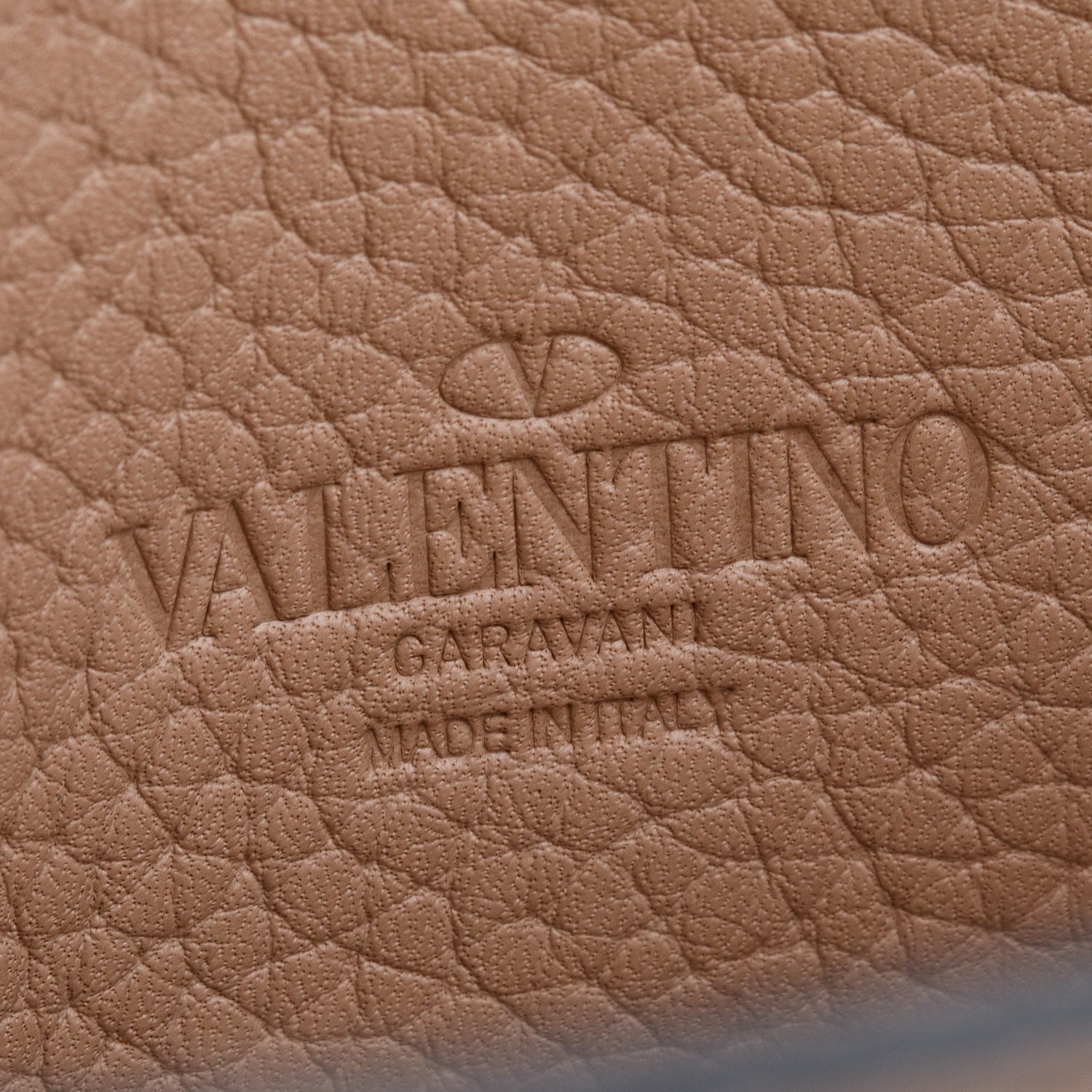 Valentino Pink Grained Calfskin Leather Rockstud Crossbody Bag