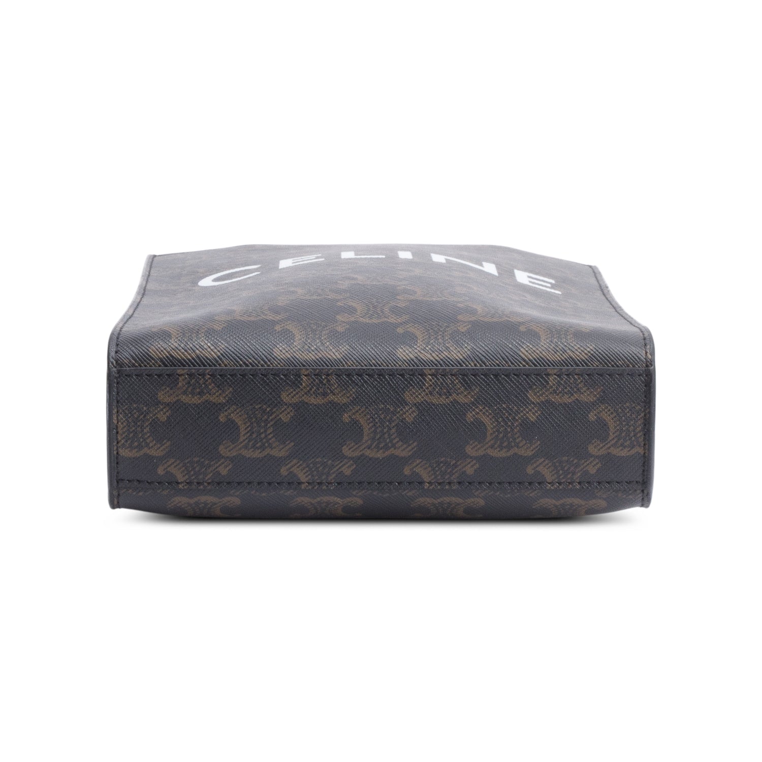 Celine 2020 Triomphe Canvas Mini Vertical Cabas Tote w/ Strap