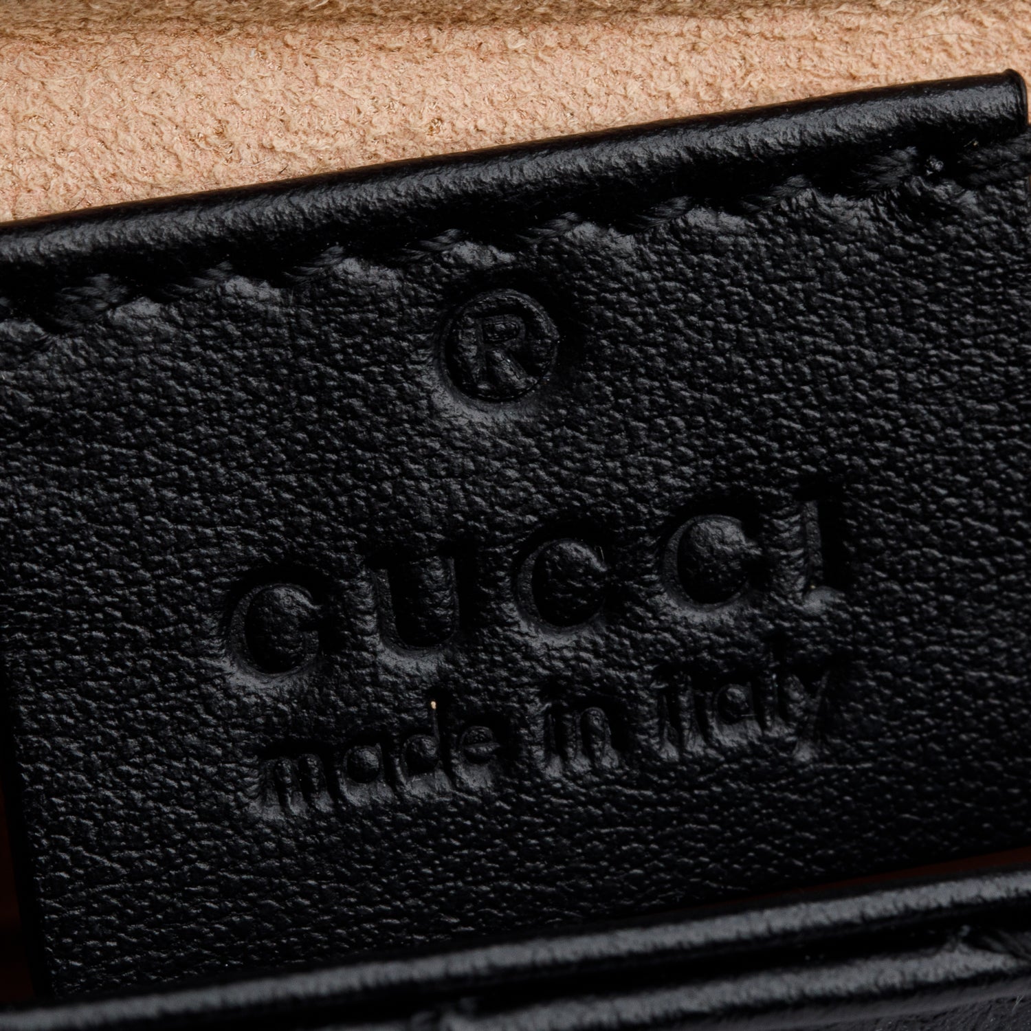 Gucci Black GG Marmont Matelasse Leather Super Mini Bag w/ Box