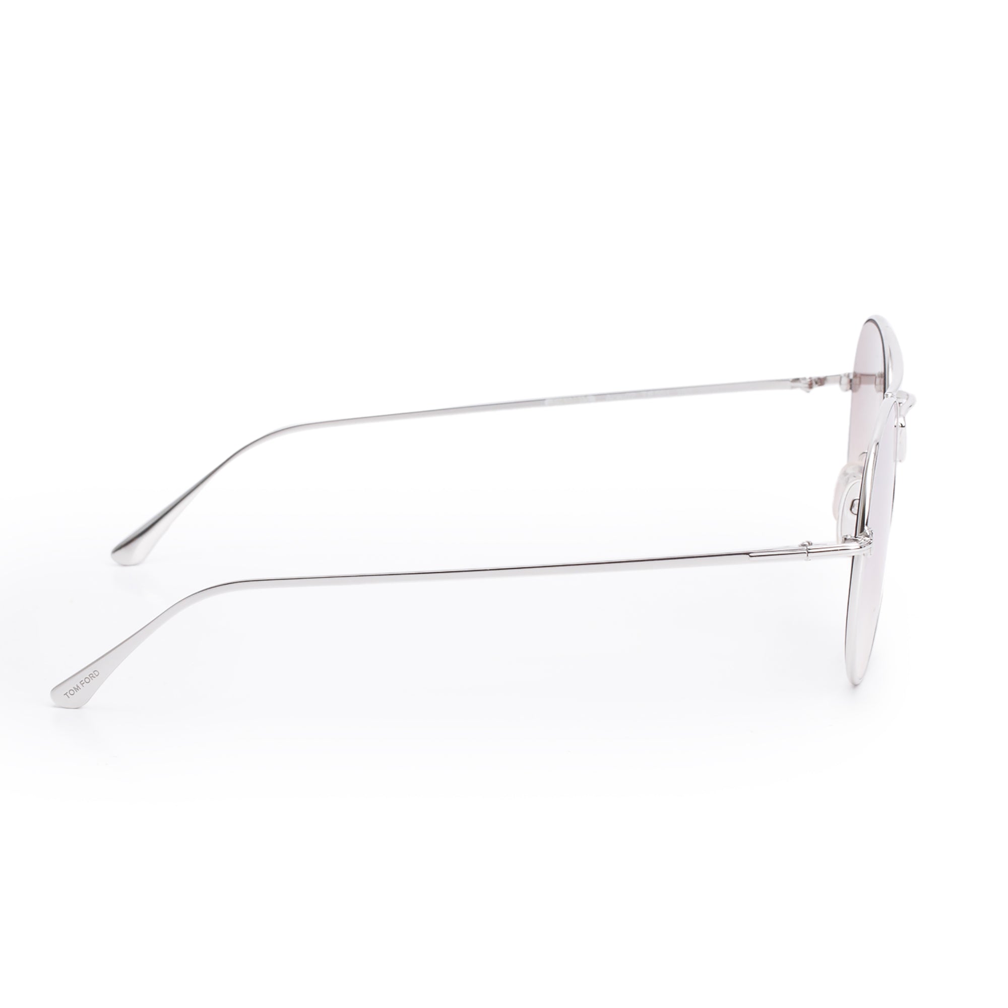 Tom Ford TF551 Silver Tone Metal Ace-02 Aviator Sunglasses