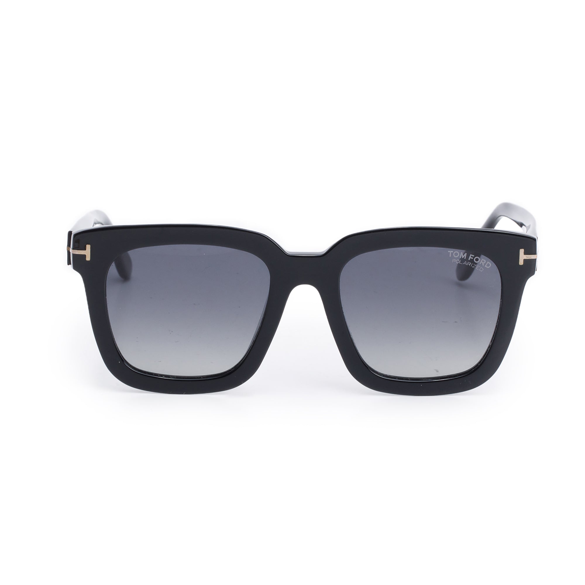 Tom Ford TF690 Black Acetate Sari Square Sunglasses w/ Case