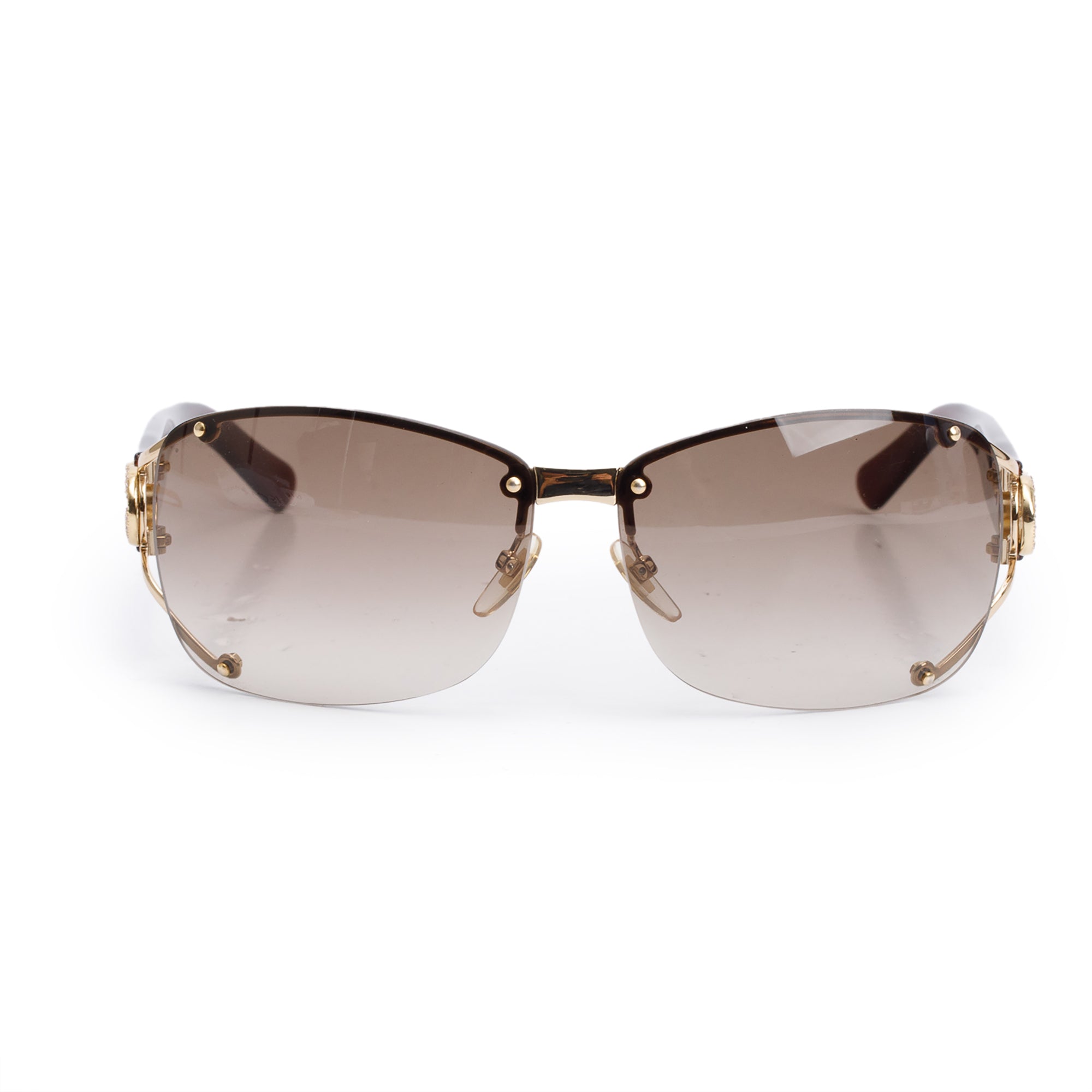 Gucci GG2820/F/S S Brown  Acetate Crystal GG Shield Sunglasses