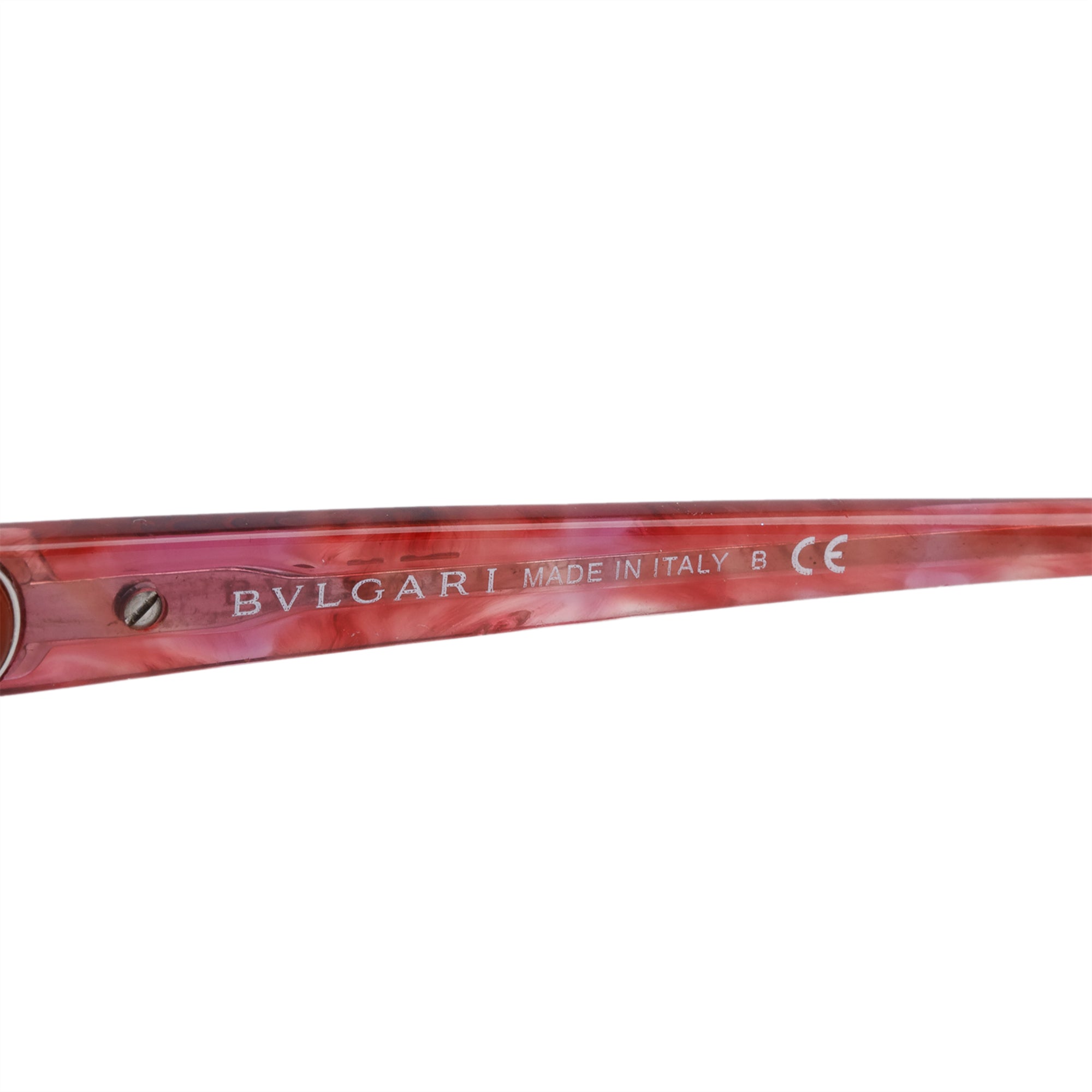 BVLGARI Burgundy Acetate 8137-B-F Crystal Divas Dream Sunglasses w/ Case