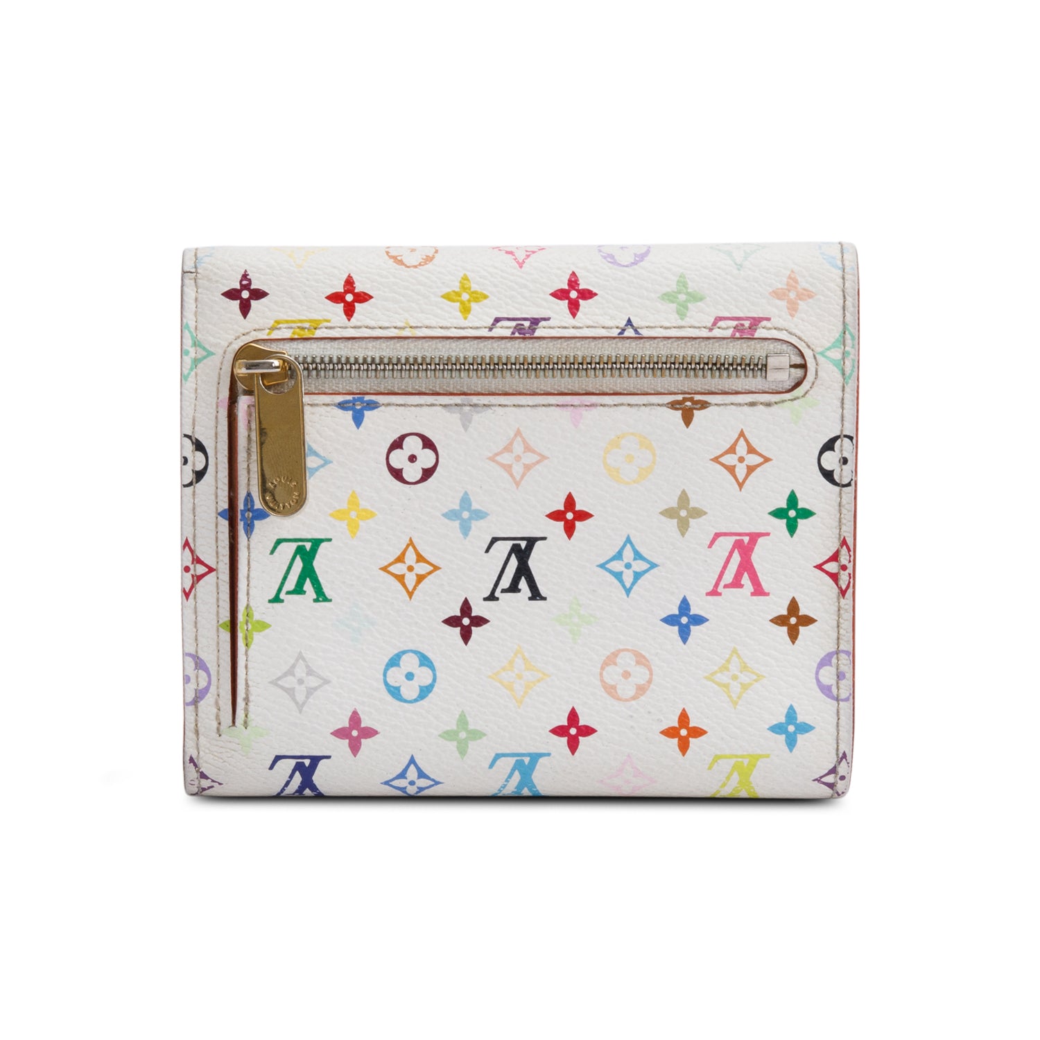 Louis Vuitton White Multicolore Koala Compact Wallet