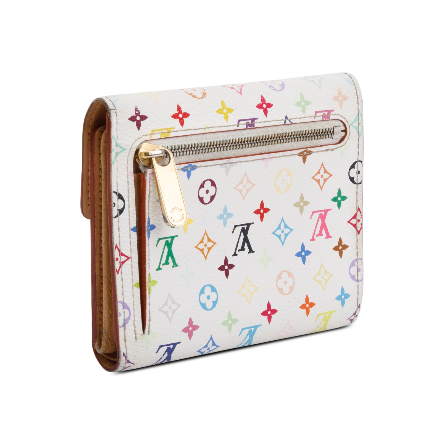 Louis Vuitton White Multicolore Koala Compact Wallet