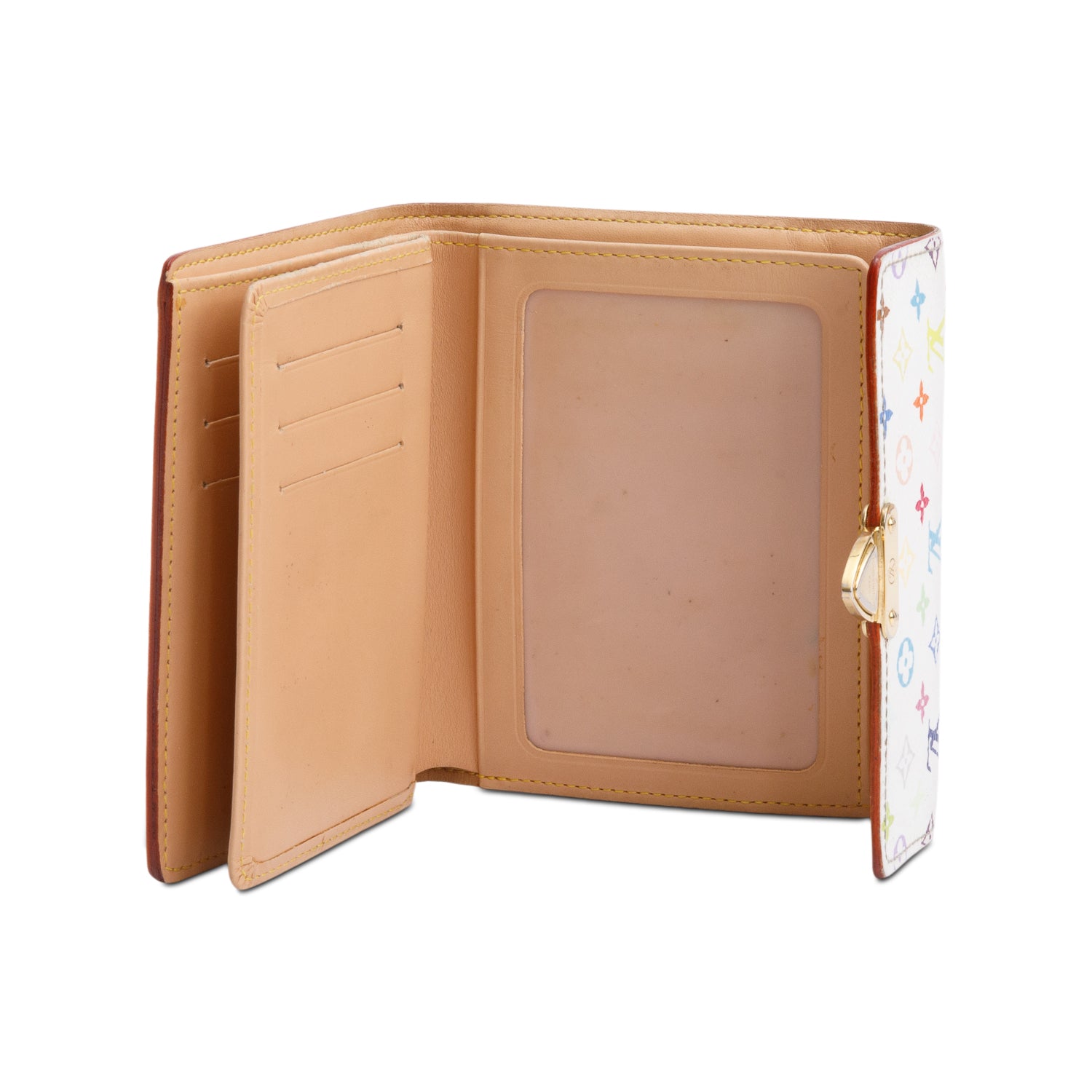 Louis Vuitton White Multicolore Koala Compact Wallet